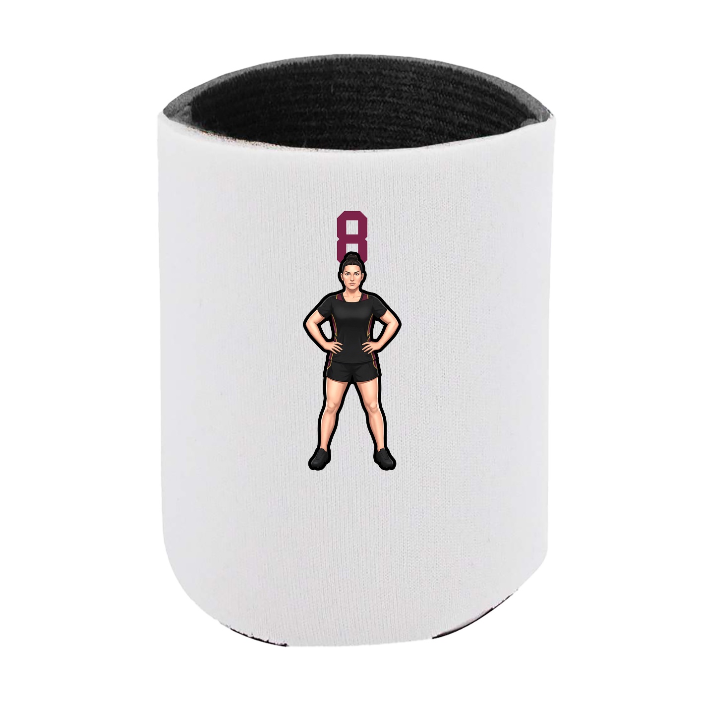 Can Holder — Number Top in White