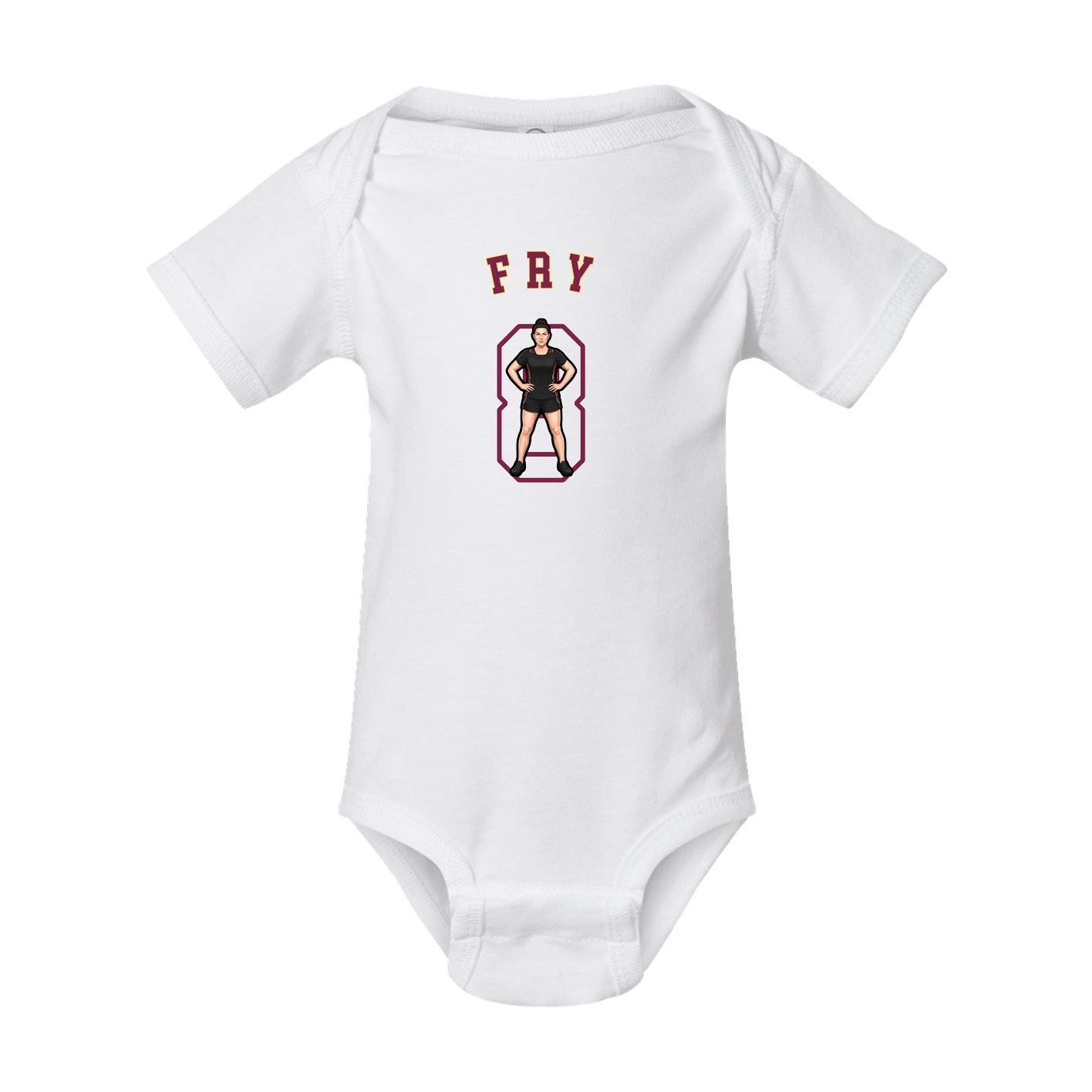 Baby Onesie — Shirsey Arch in White