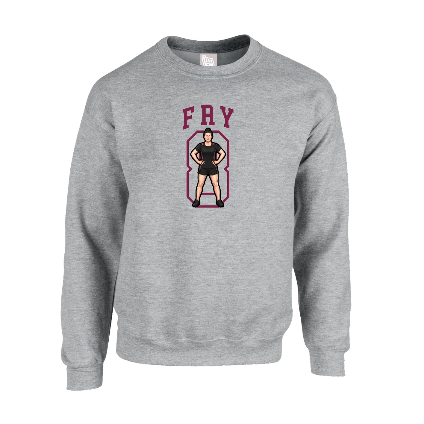 Fleece Crew — Shirsey in Grey