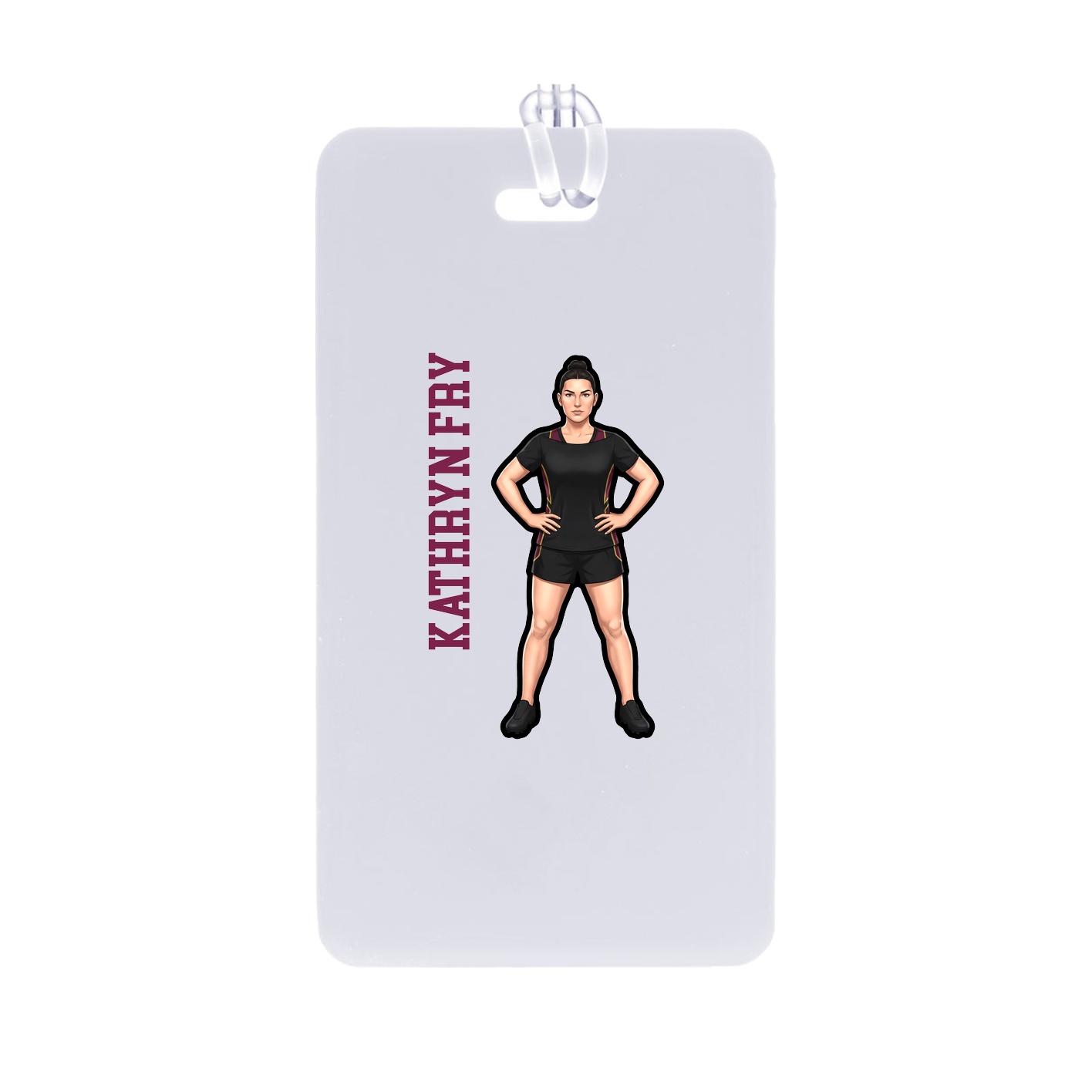 Bag Tag — Name Vertical in Classic