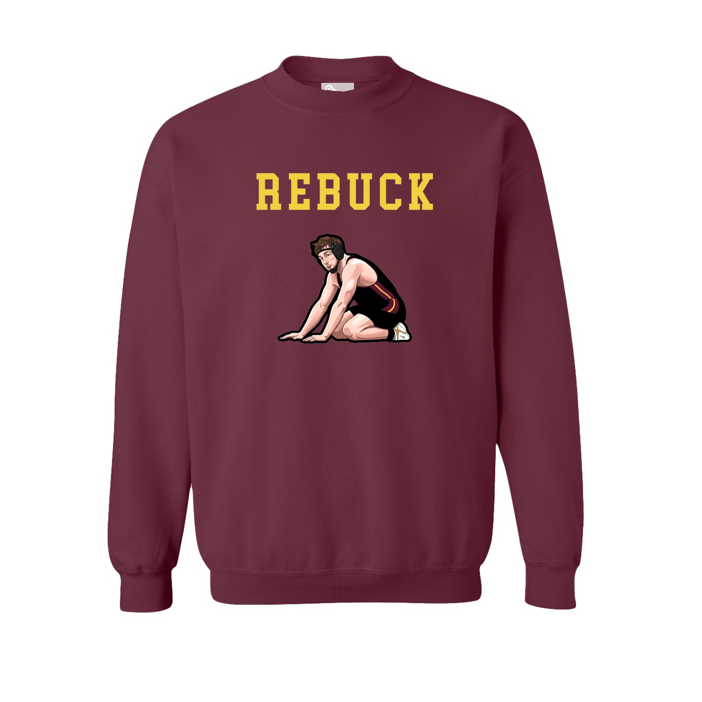 Fleece Crew — Shirsey in Maroon