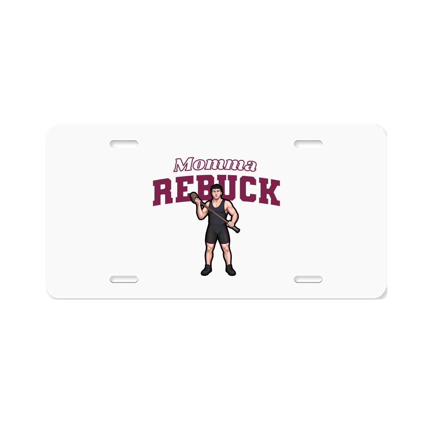 License Plate — Mothers Day Block in Classic