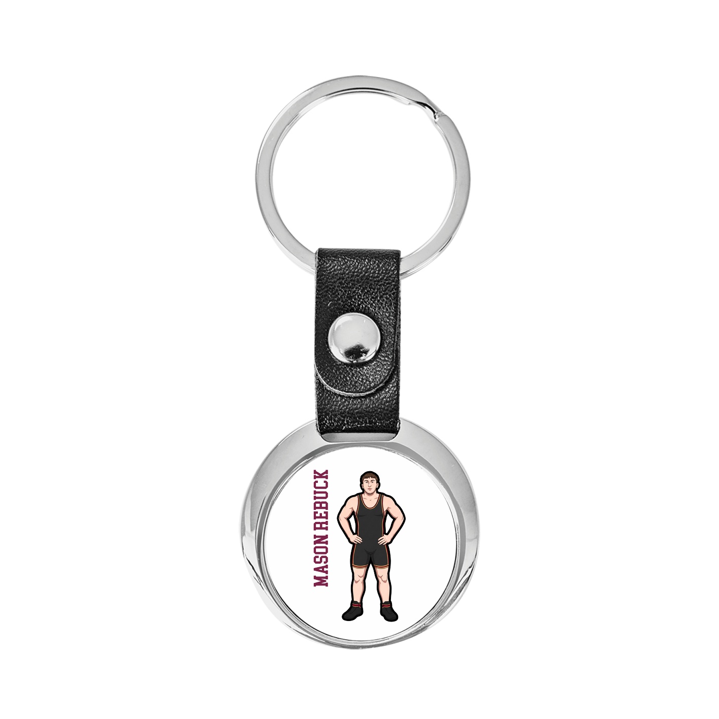 Key Chain — Name Vertical in Classic