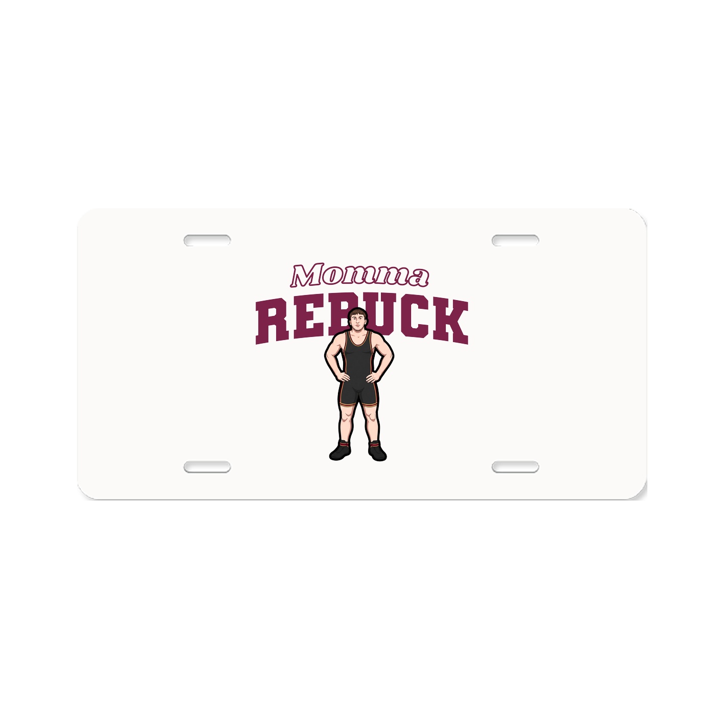 License Plate — Mothers Day Block in Classic