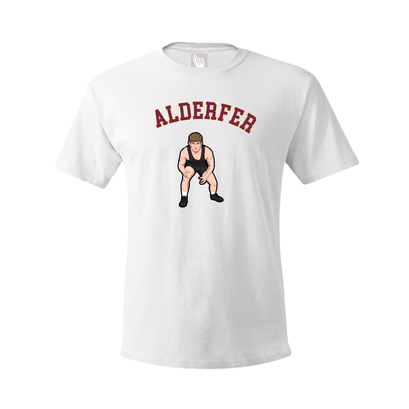 Youth Tee — Shirsey Arch in White