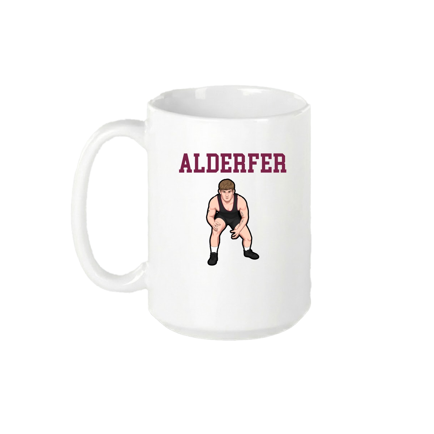 15oz Coffee Mug — Shirsey in White