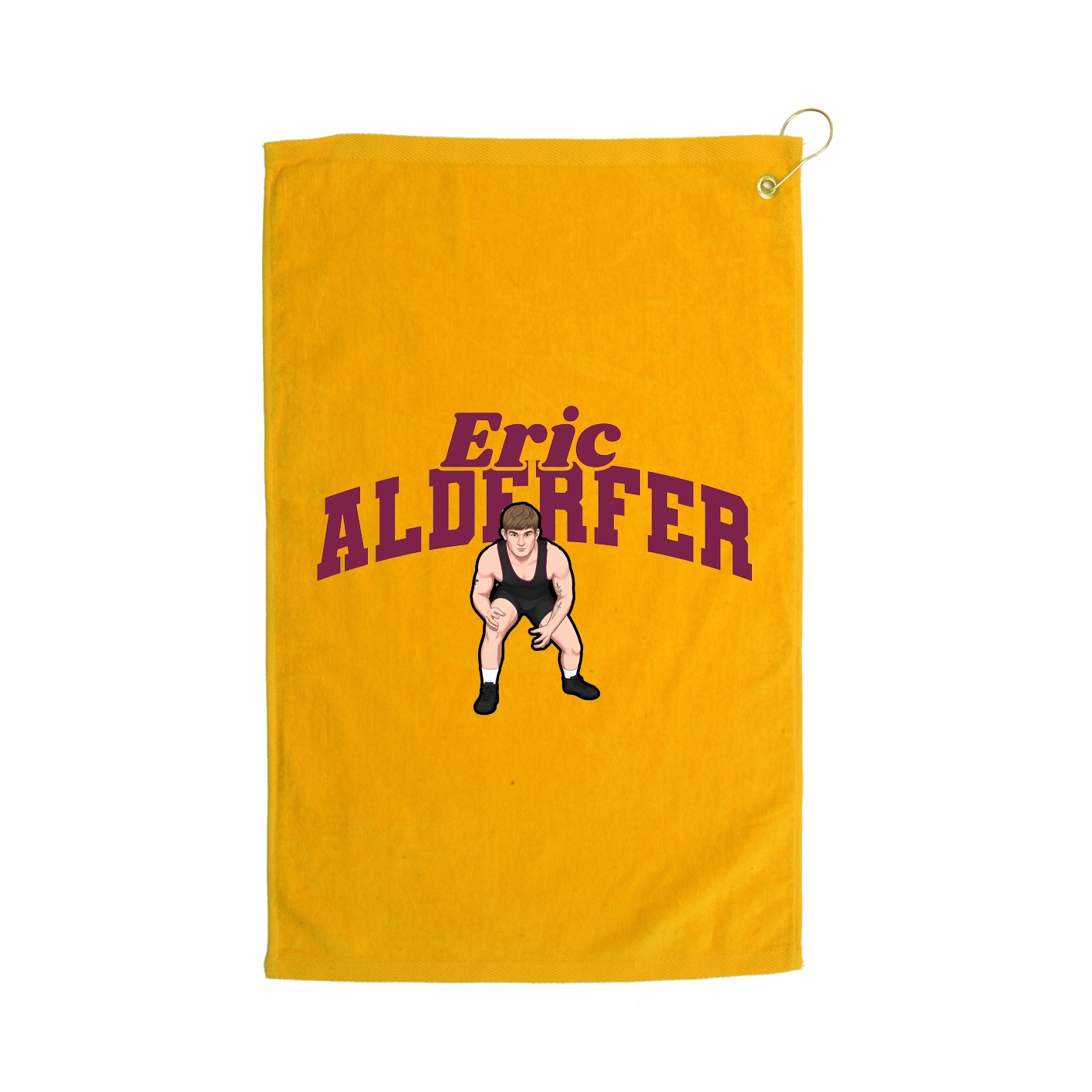 Golf Towel — Signature Arch in Gold