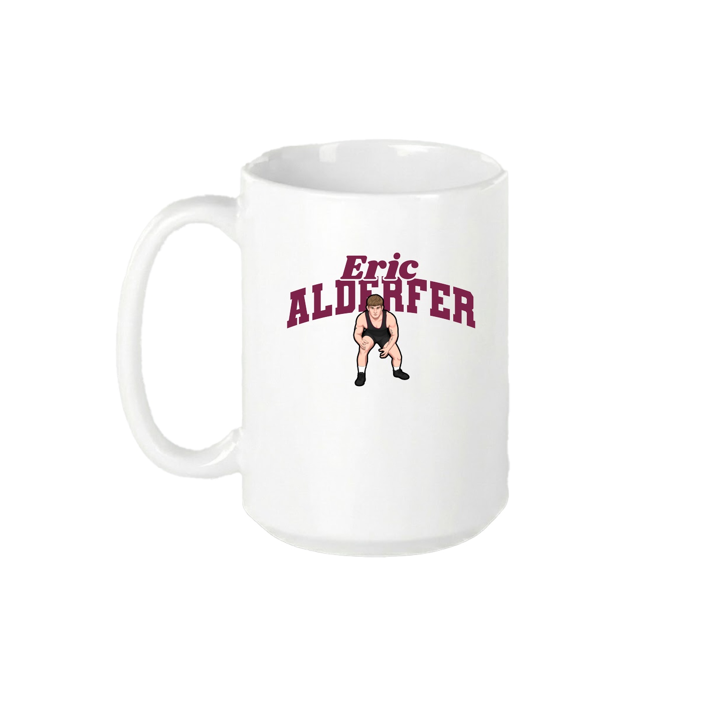 15oz Coffee Mug — Signature Arch in White