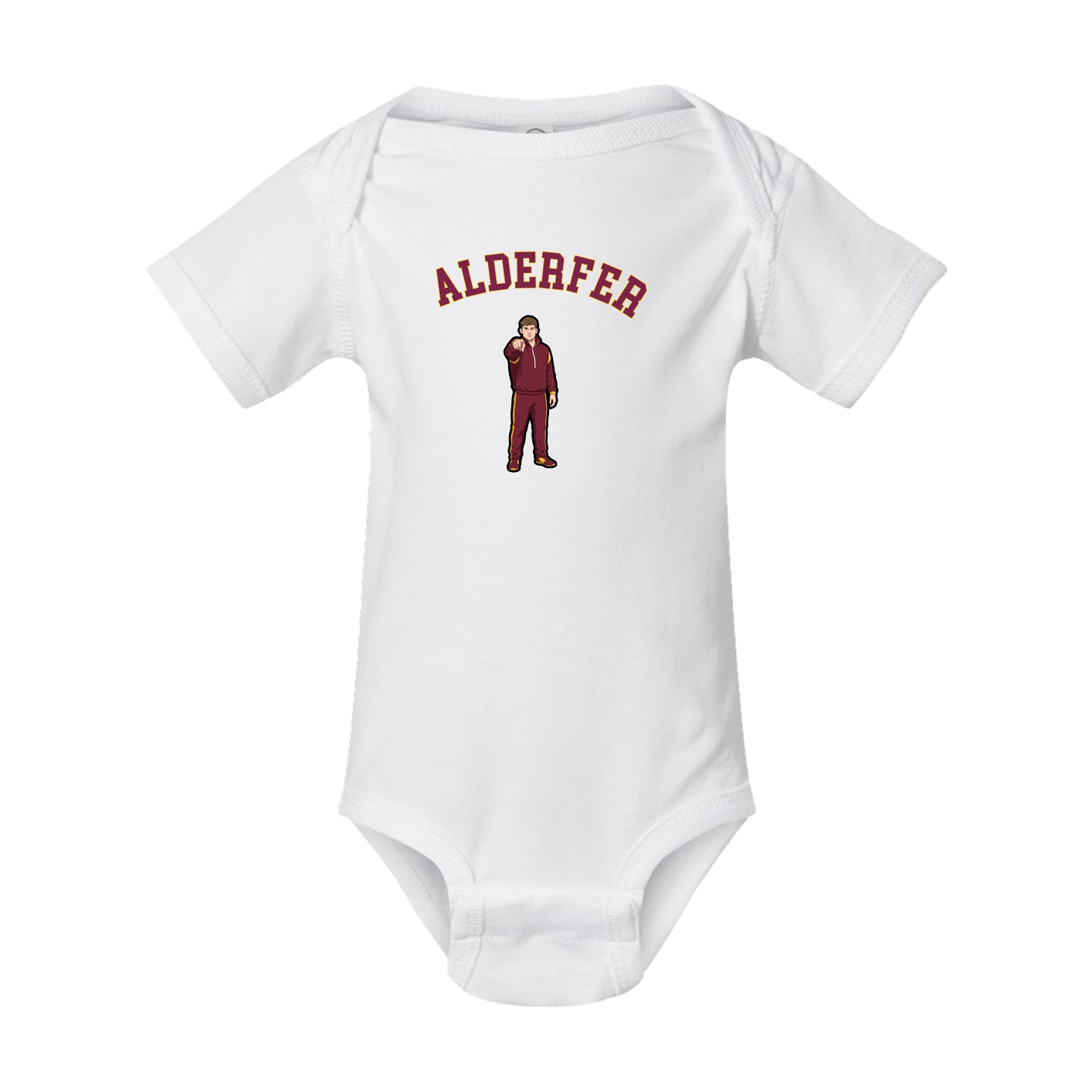 Baby Onesie — Shirsey Arch in White