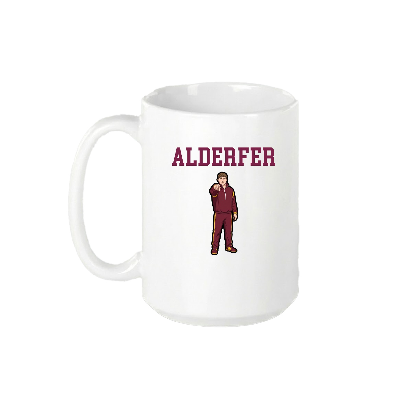 15oz Coffee Mug — Shirsey in White