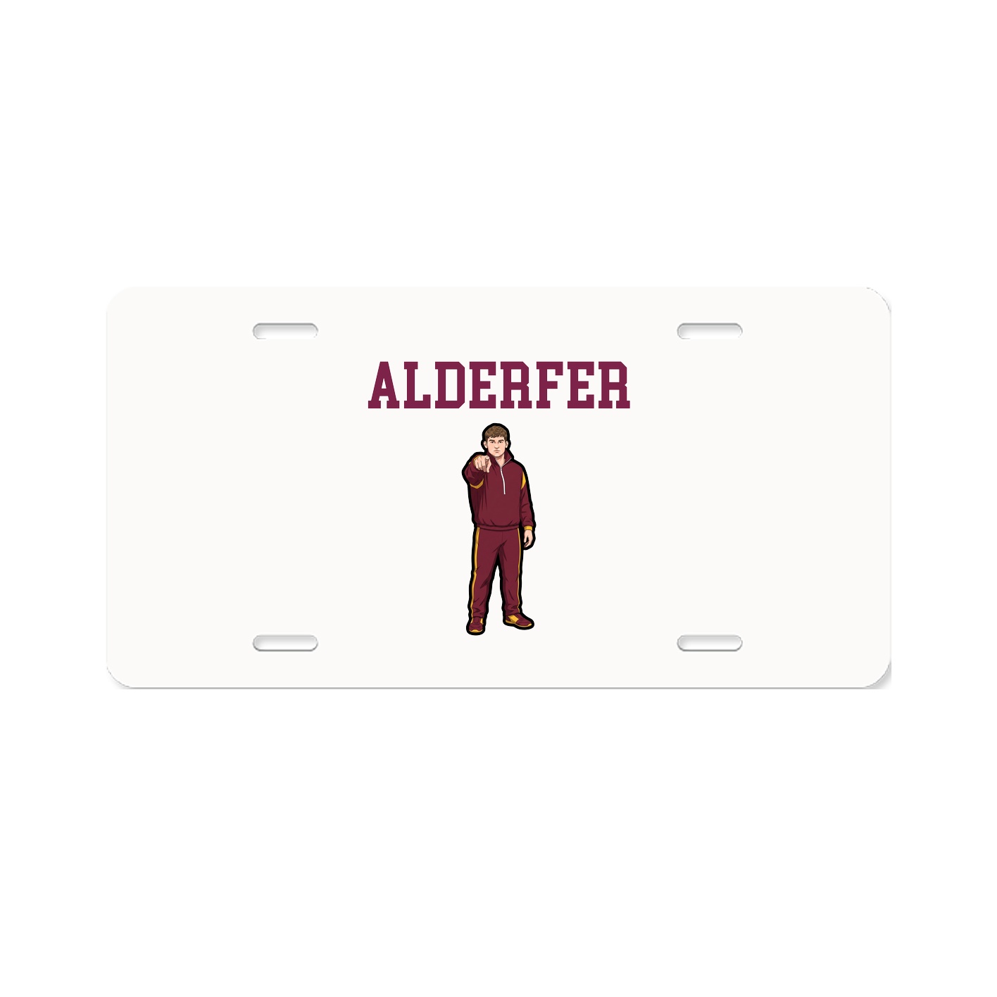 License Plate — Shirsey in Classic