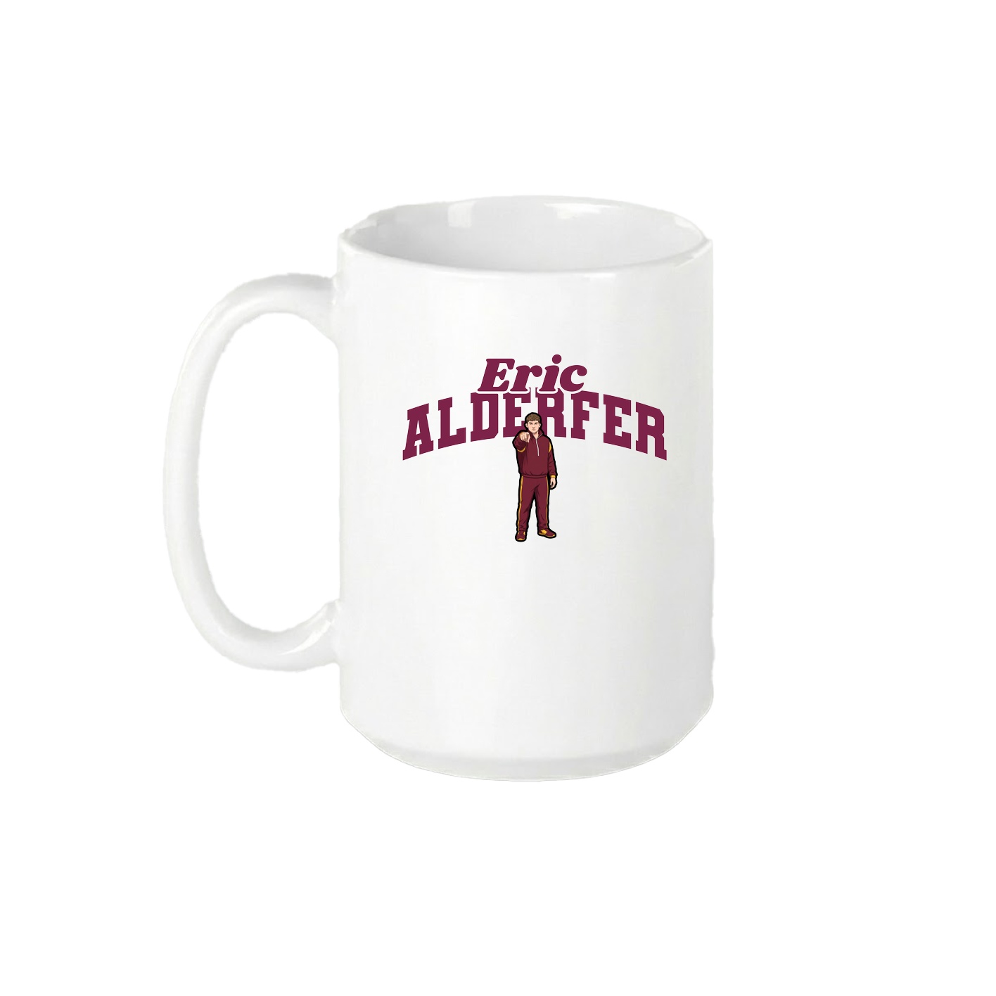 15oz Coffee Mug — Signature Arch in White