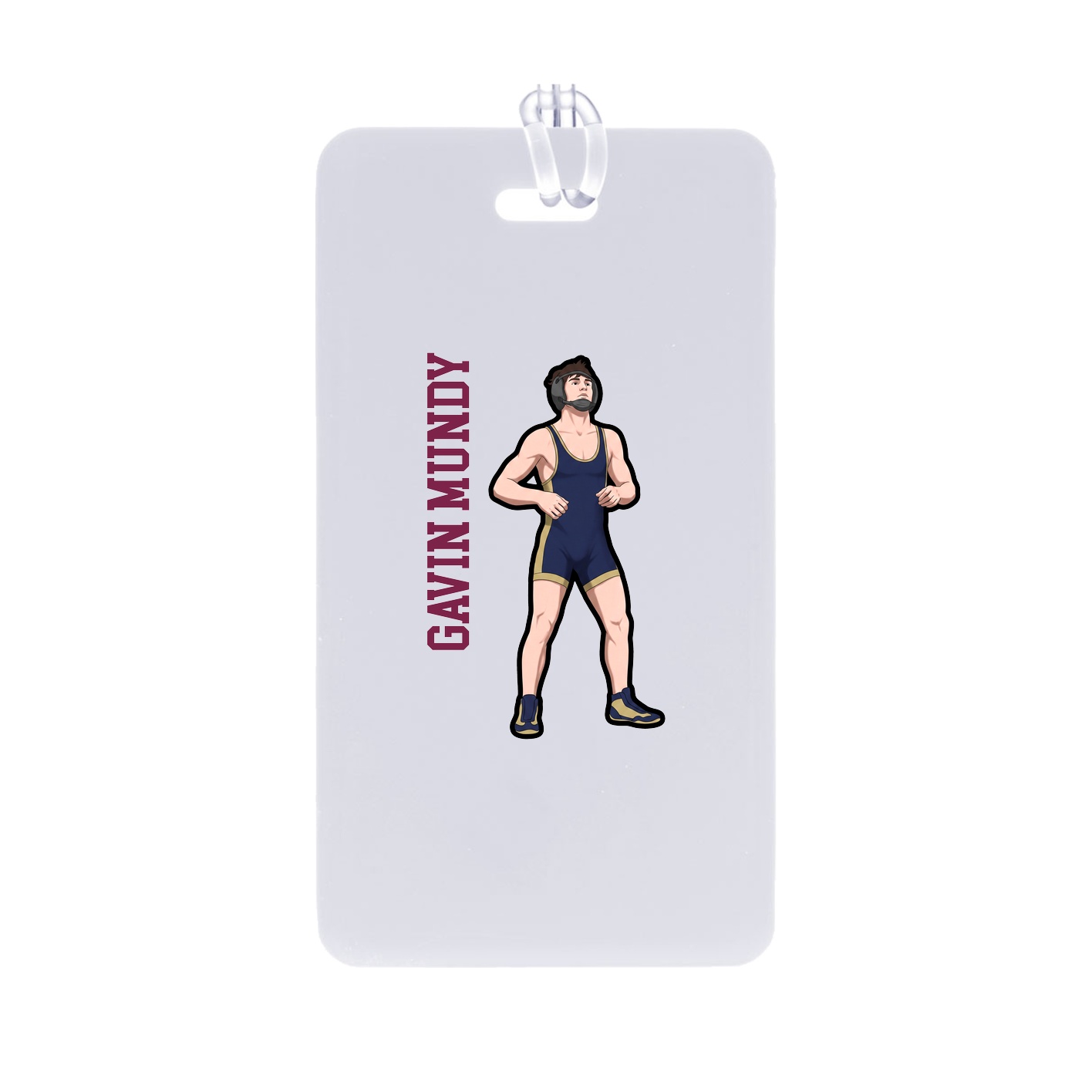 Bag Tag — Name Vertical in Classic