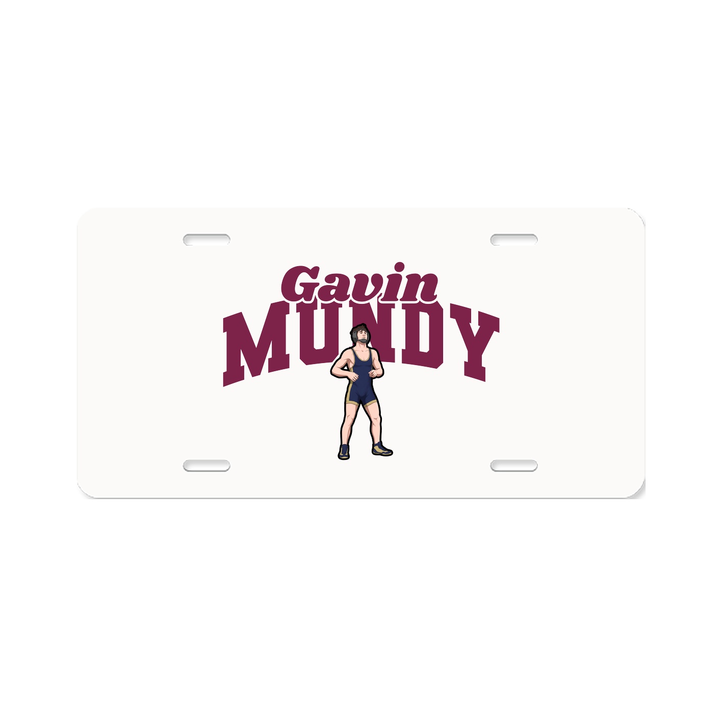License Plate — Signature Arch in Classic