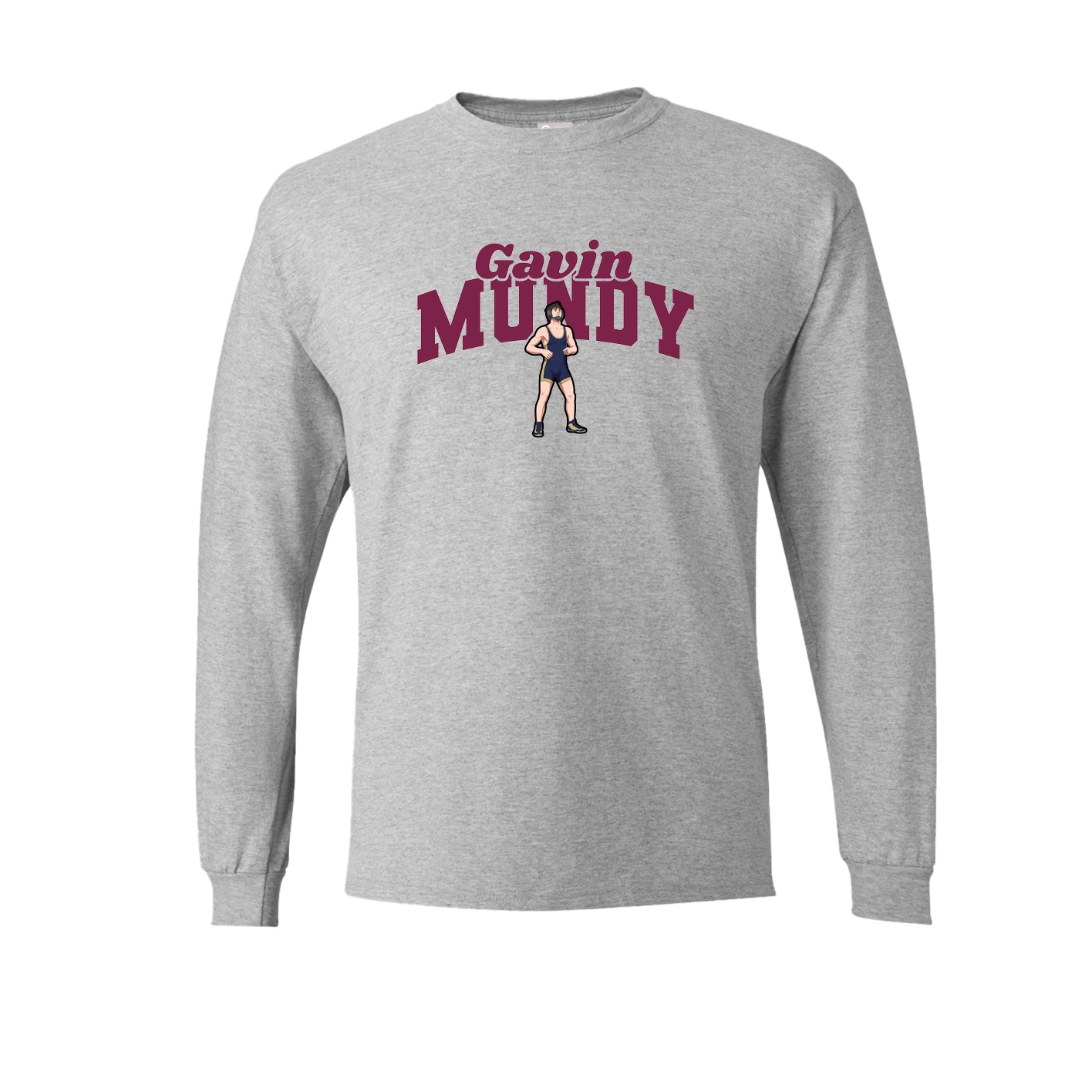 Long Sleeve Tee — Signature Arch in Grey