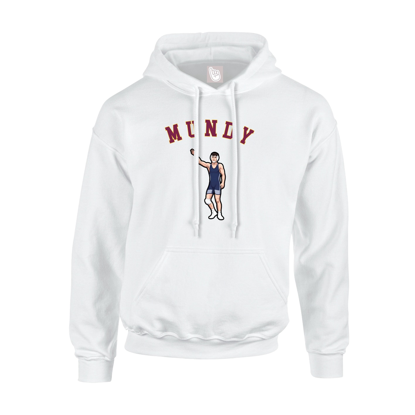 Hoodie — Shirsey Arch in White