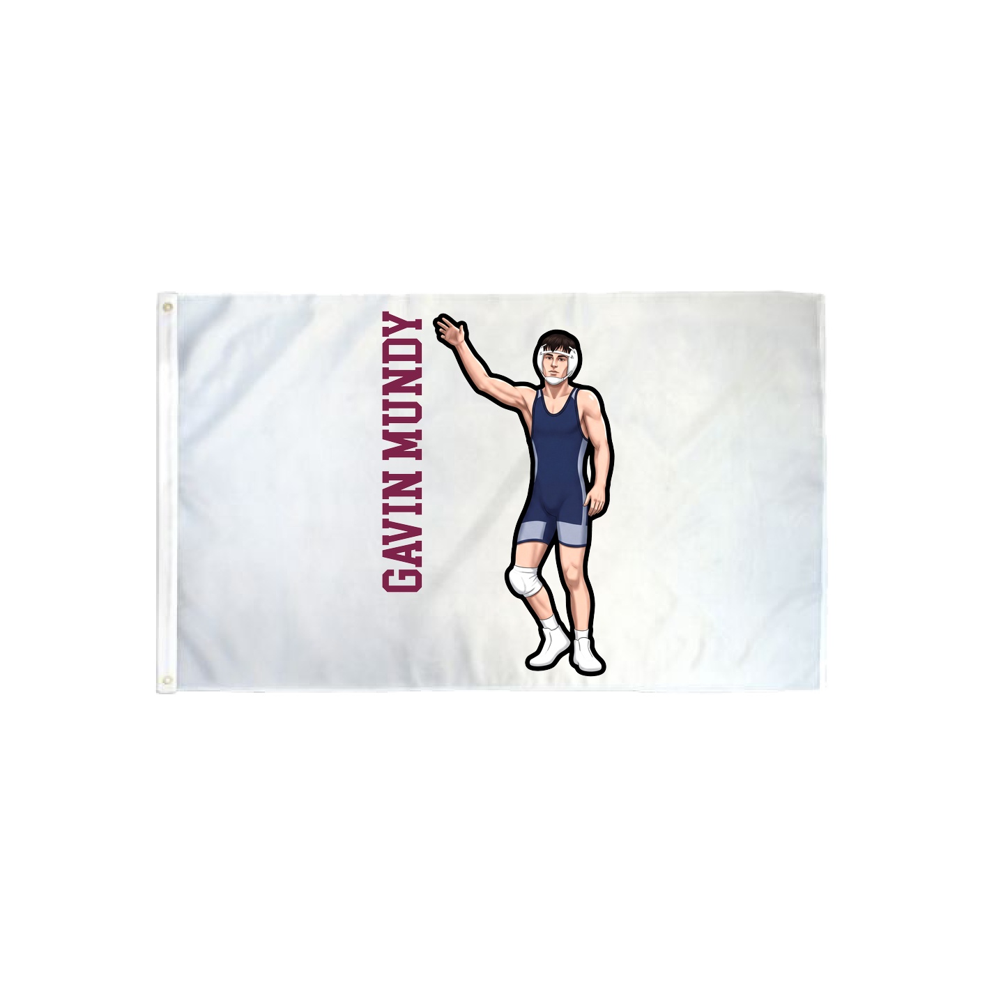 3x5 Flag — Name Vertical in Classic