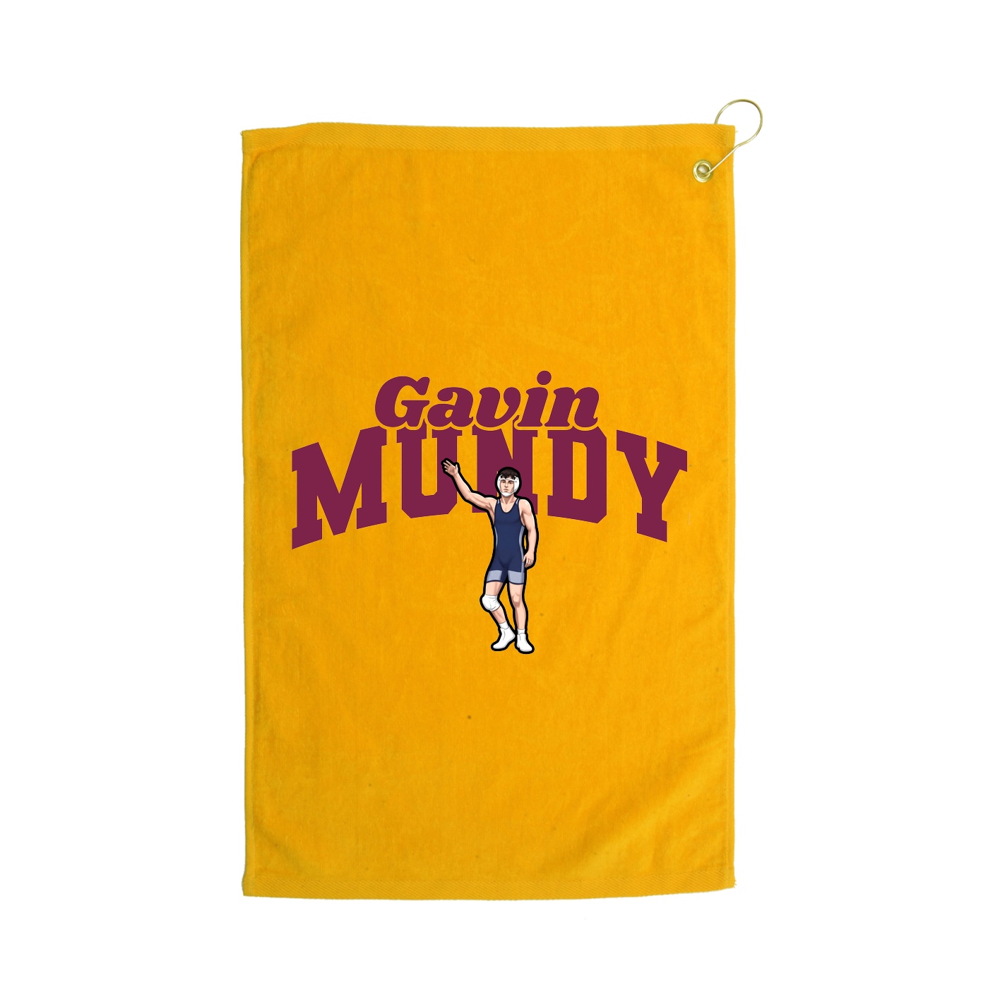 Golf Towel — Signature Arch in Gold