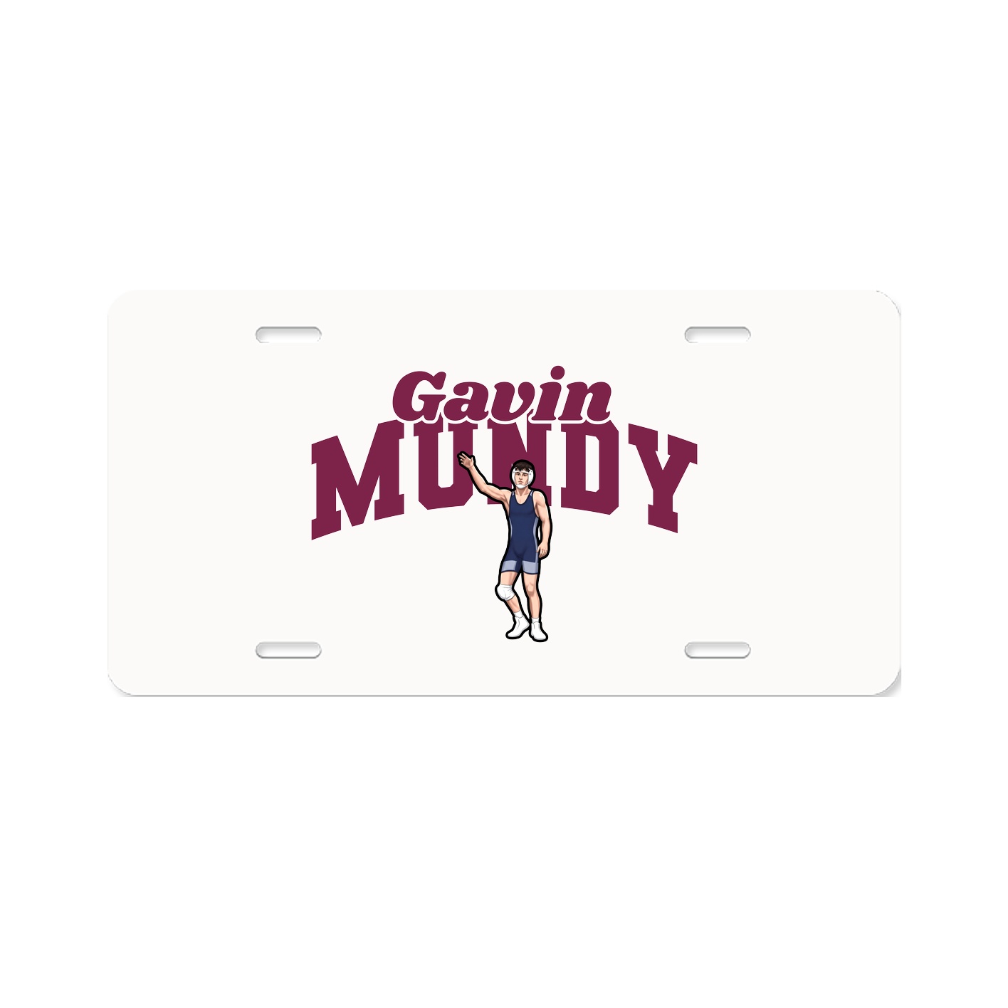 License Plate — Signature Arch in Classic