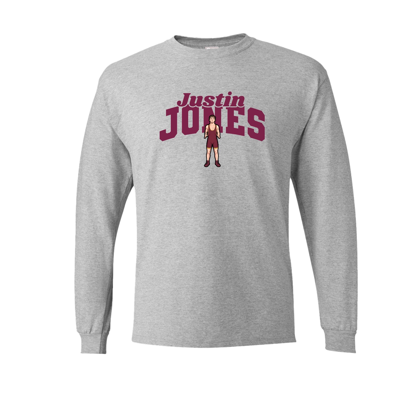 Long Sleeve Tee — Signature Arch in Grey