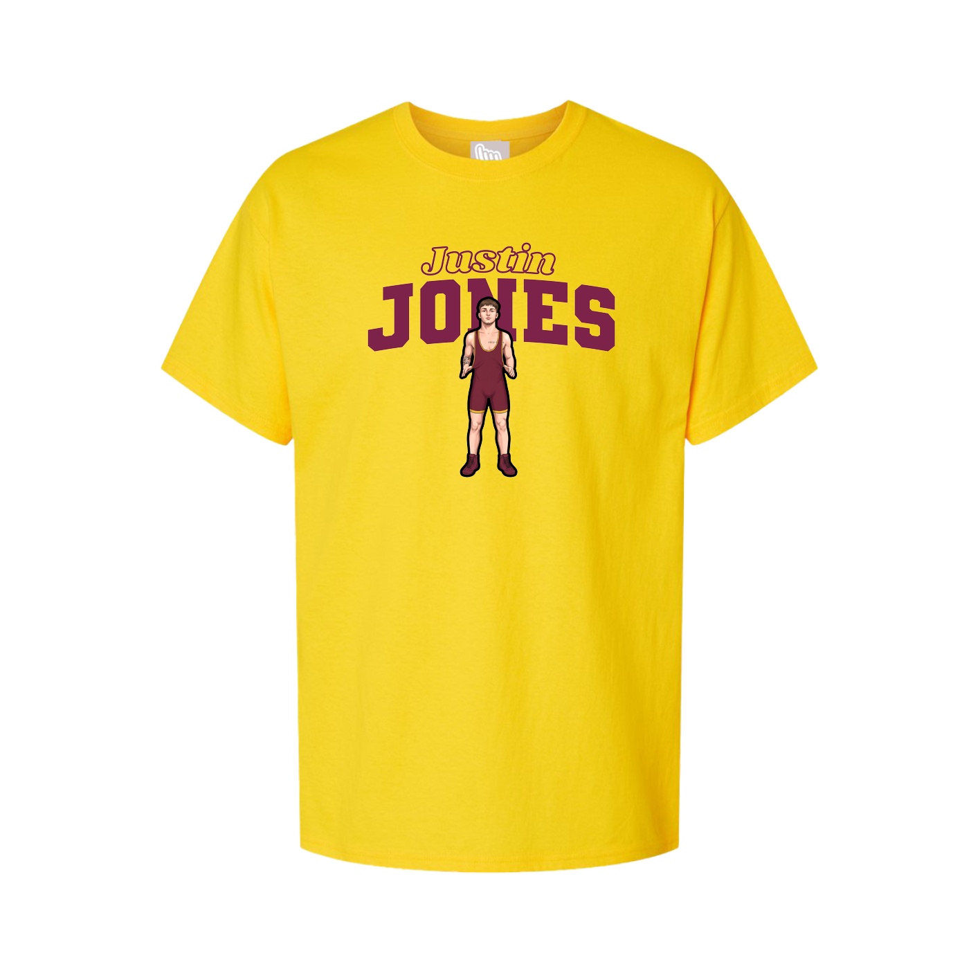 Tee — Name Arch in Gold