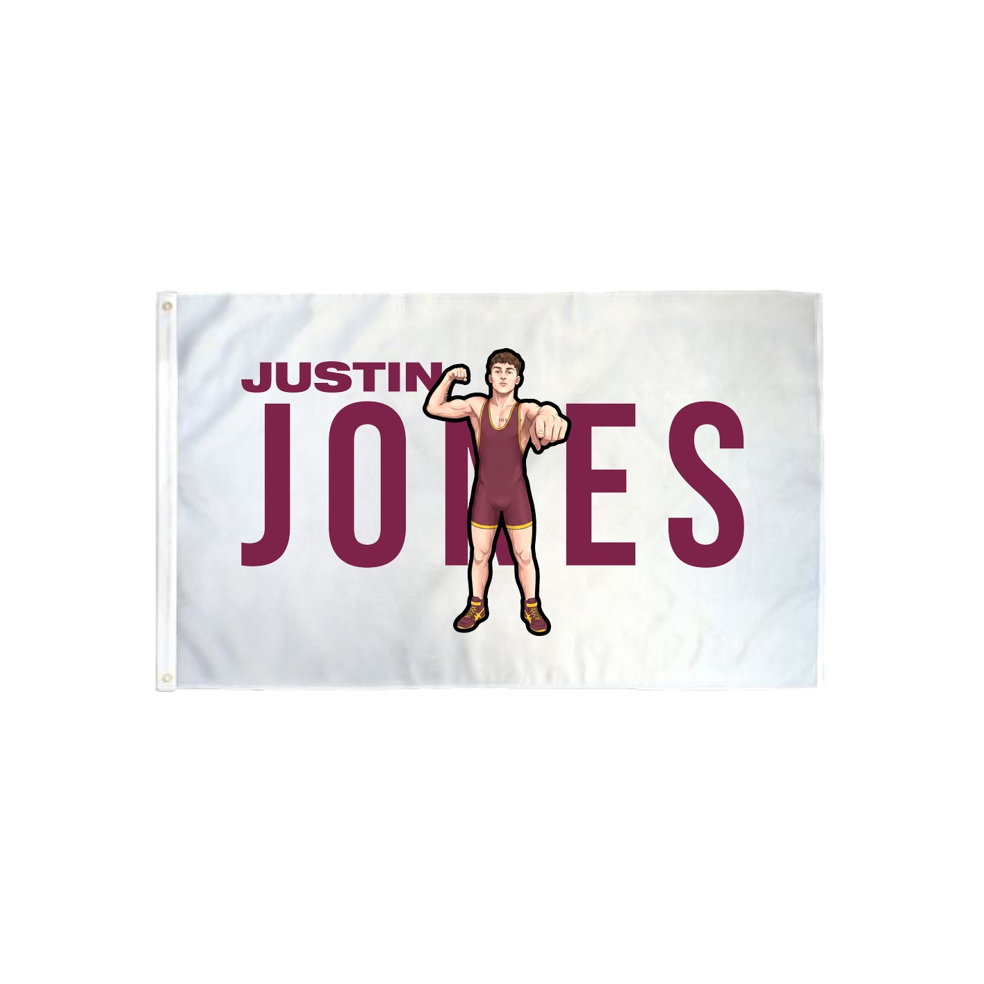 3x5 Flag — Player Name in Classic