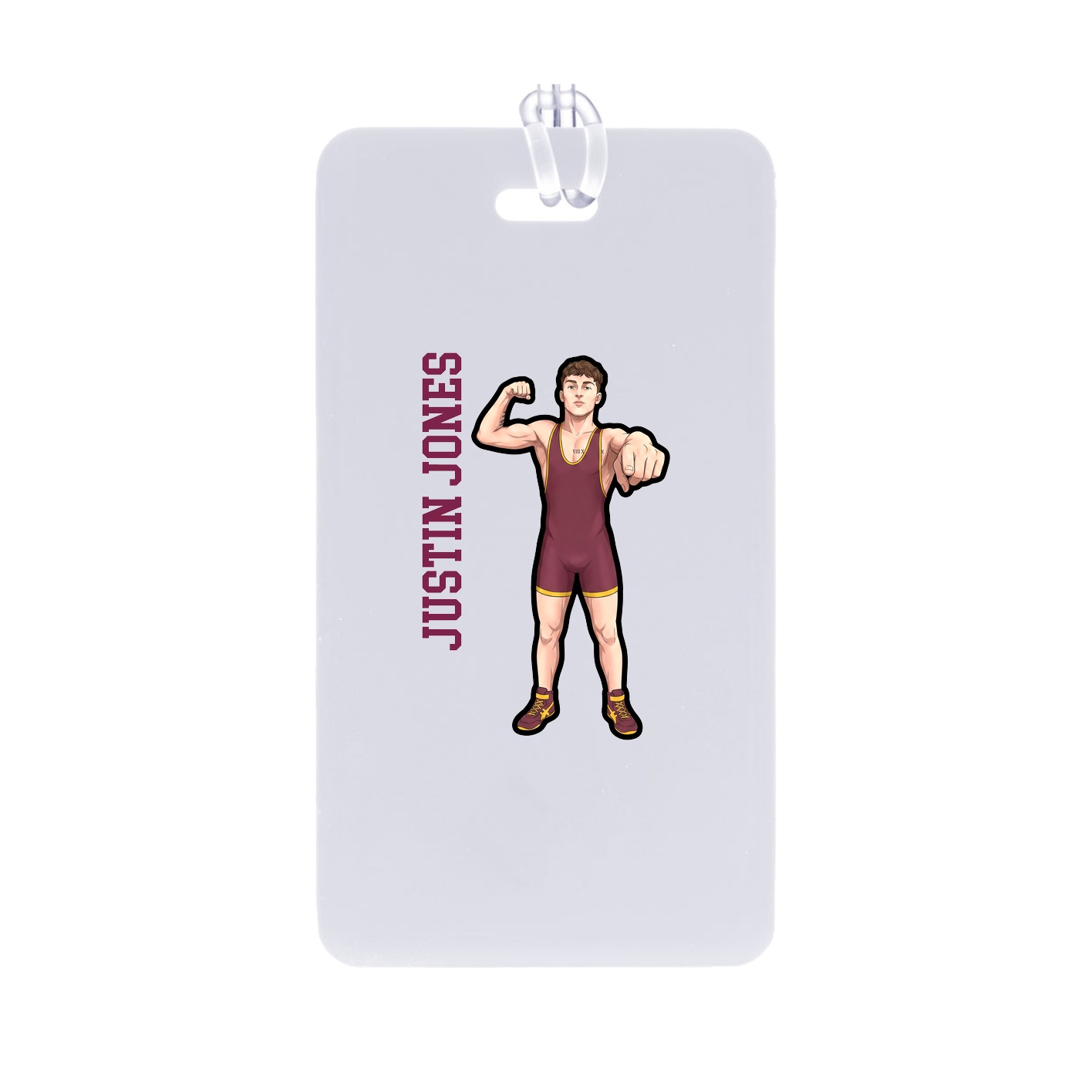 Bag Tag — Name Vertical in Classic