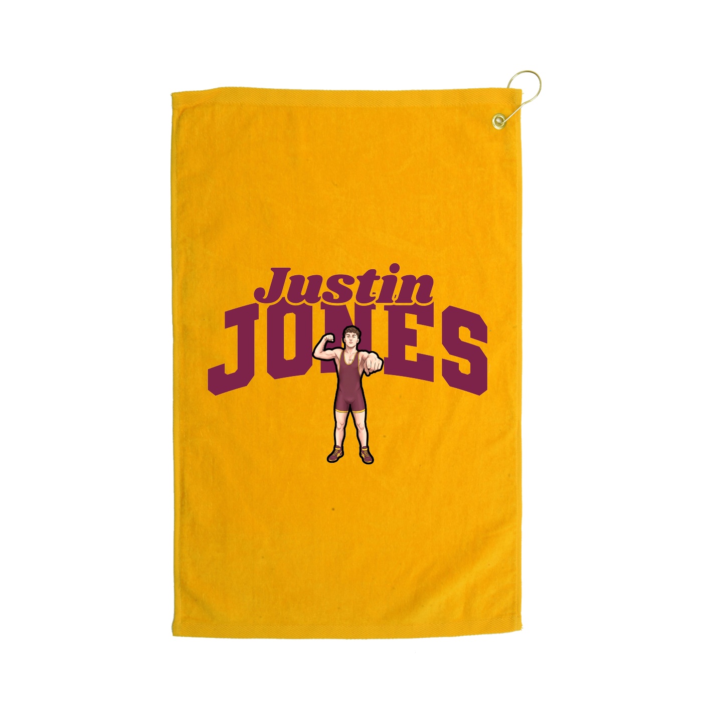 Golf Towel — Signature Arch in Gold