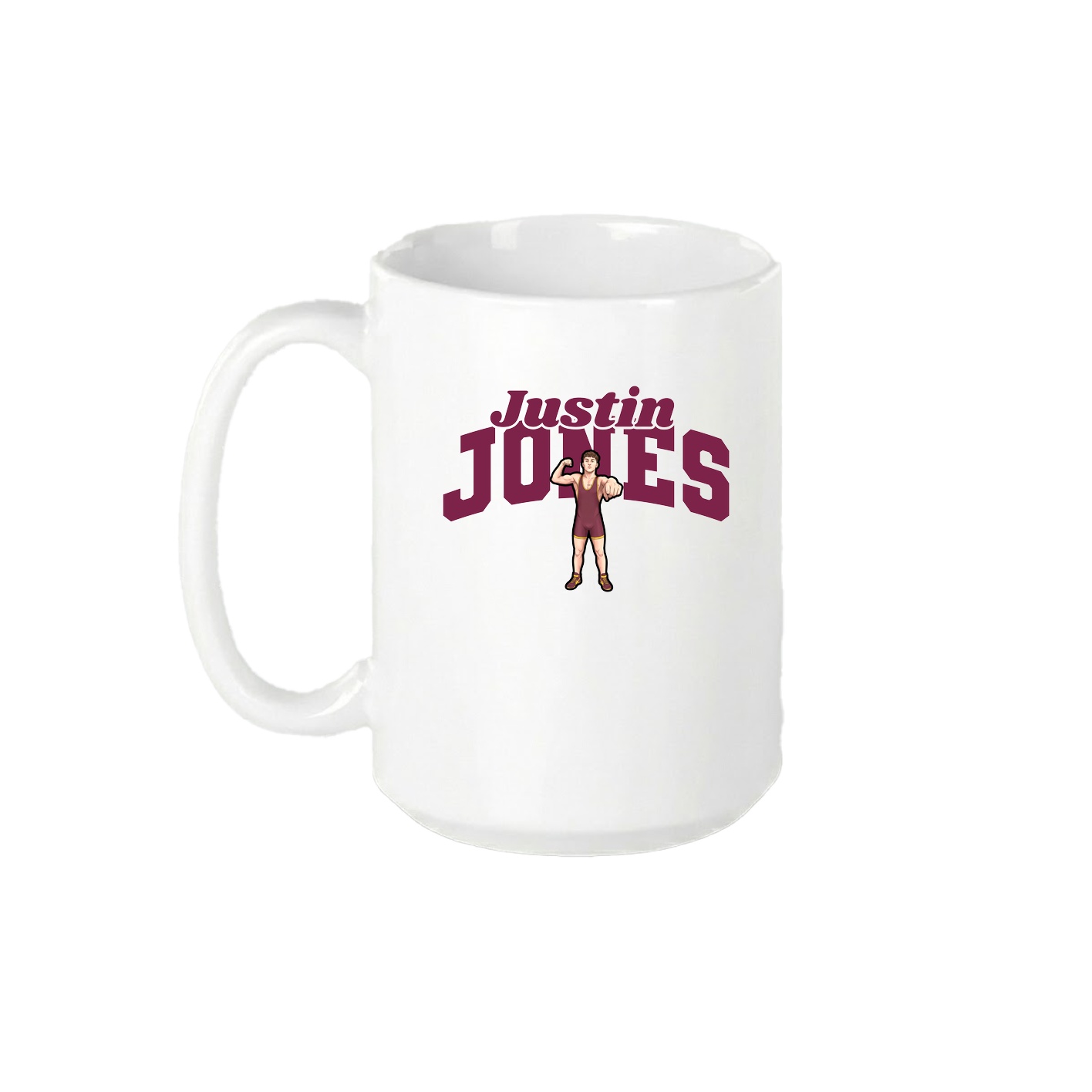15oz Coffee Mug — Signature Arch in White