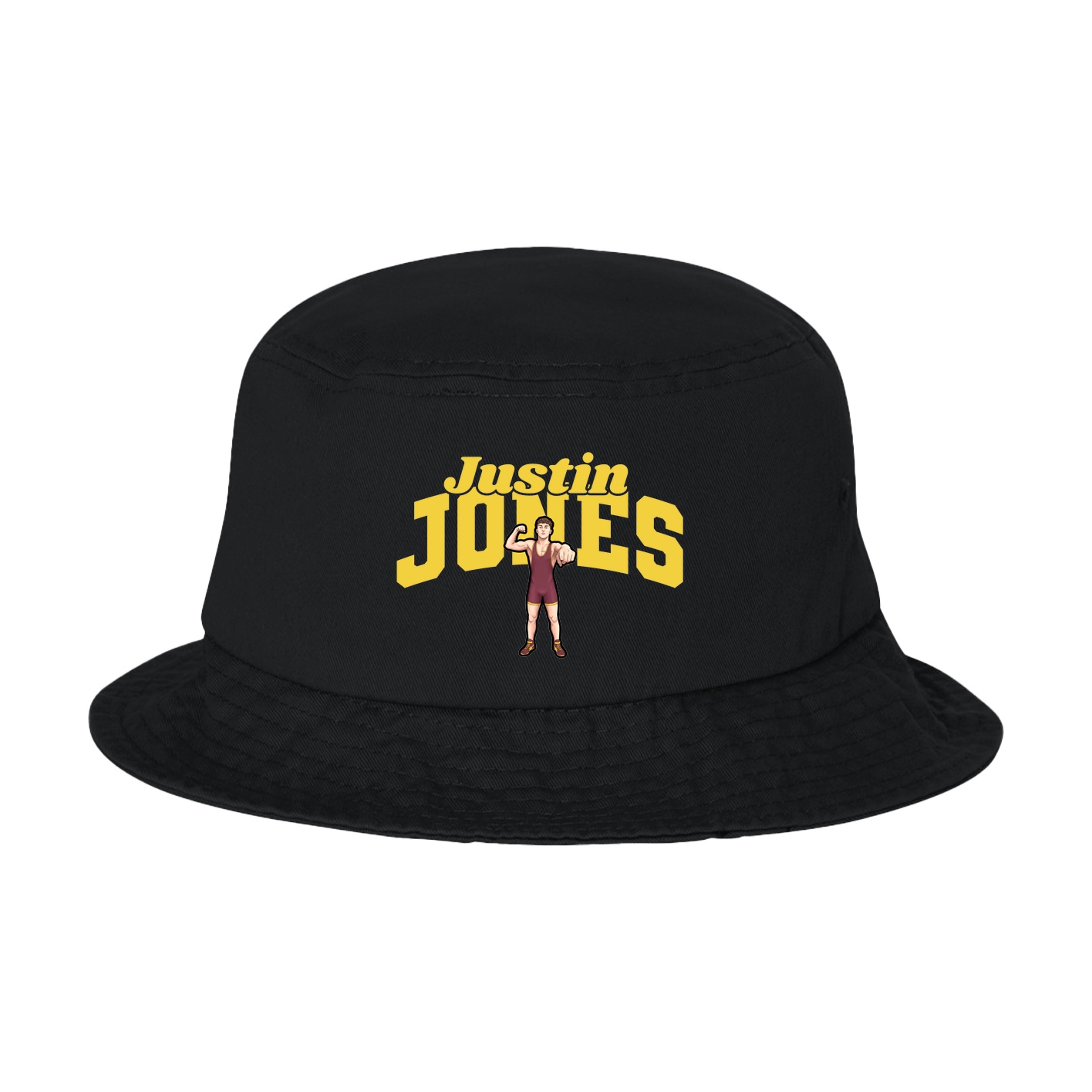 Bucket Cap — Signature Arch in Black