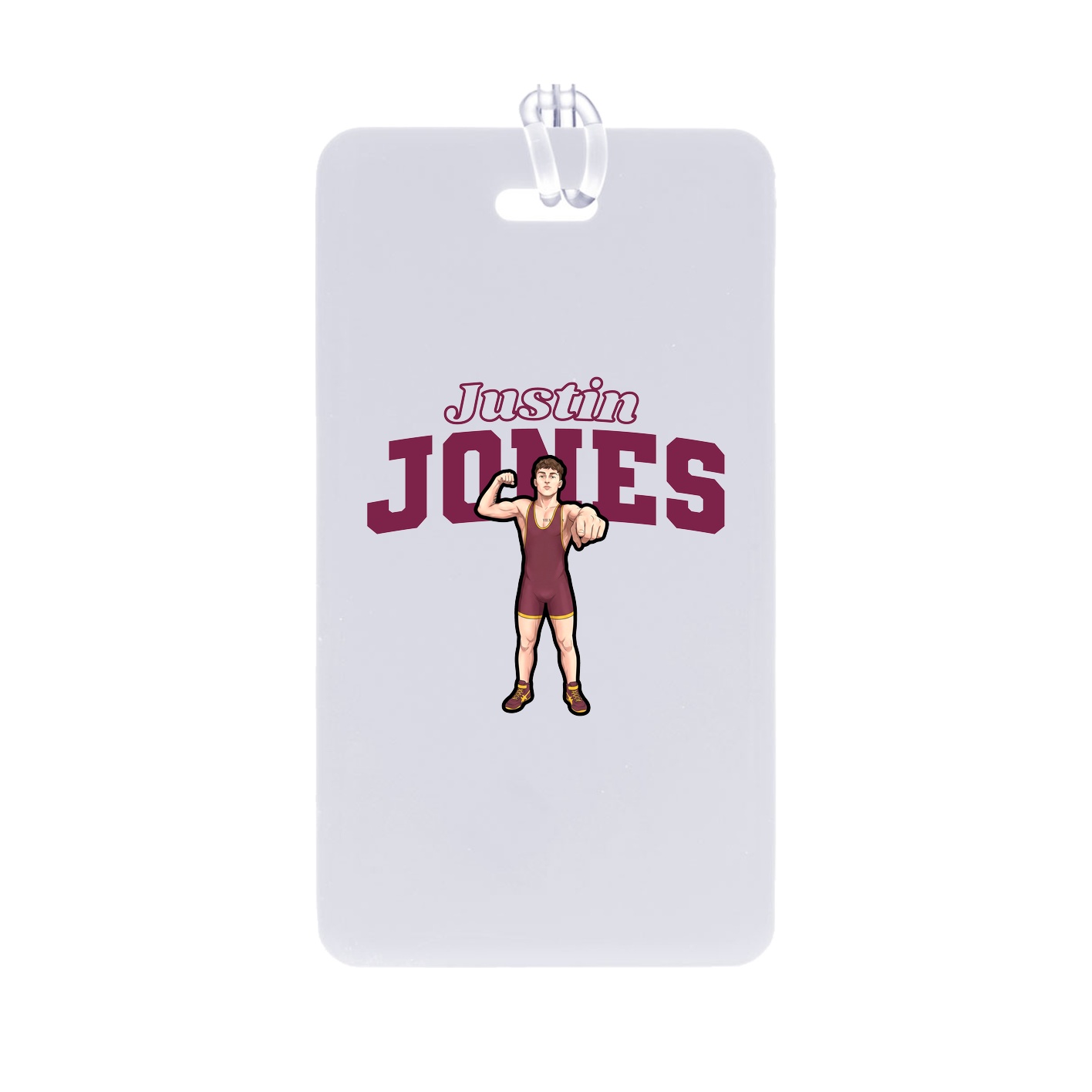 Bag Tag — Name Arch in Classic