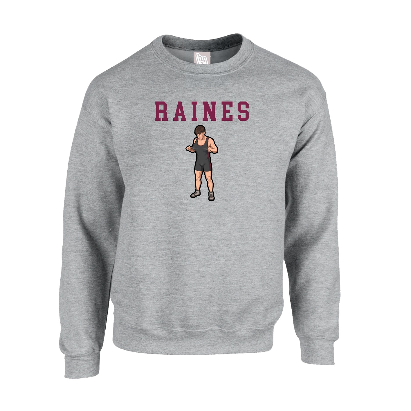 Fleece Crew — Shirsey in Grey
