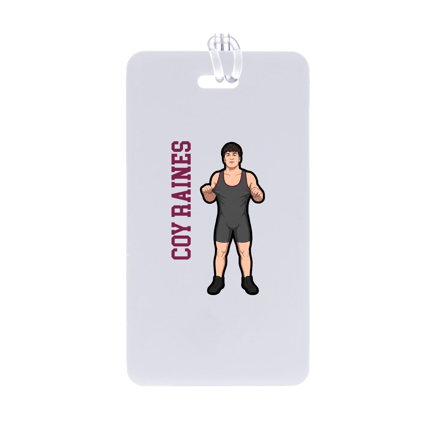 Bag Tag — Name Vertical in Classic