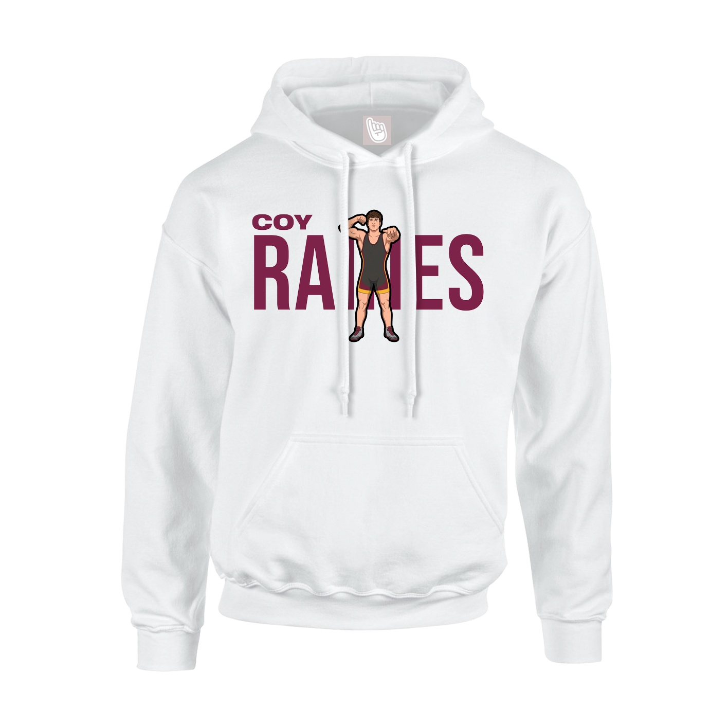 Hoodie — Player Name in White
