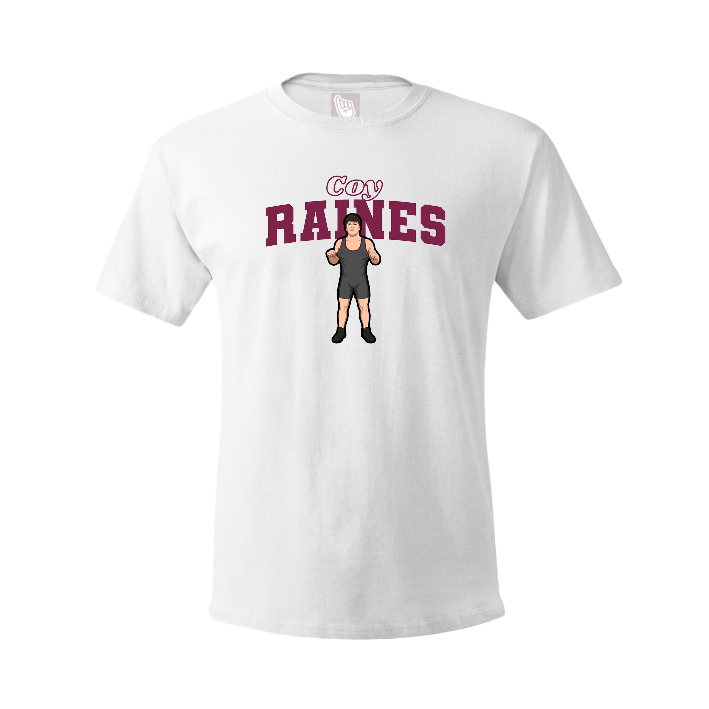 Tee — Name Arch in White