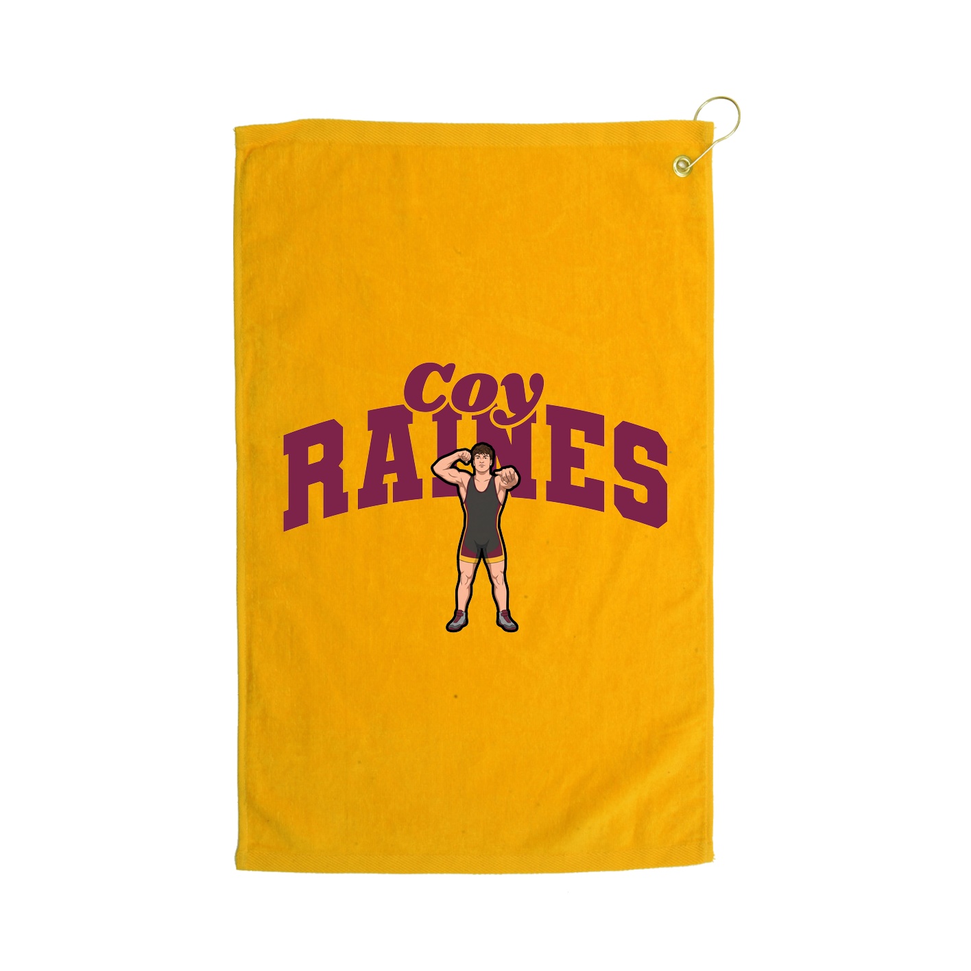 Golf Towel — Signature Arch in Gold