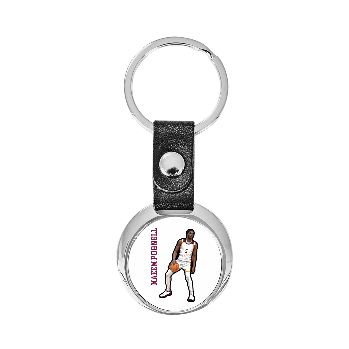 Key Chain — Name Vertical in Classic