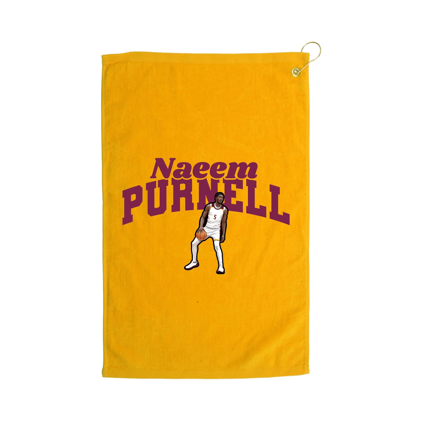 Golf Towel — Signature Arch in Gold