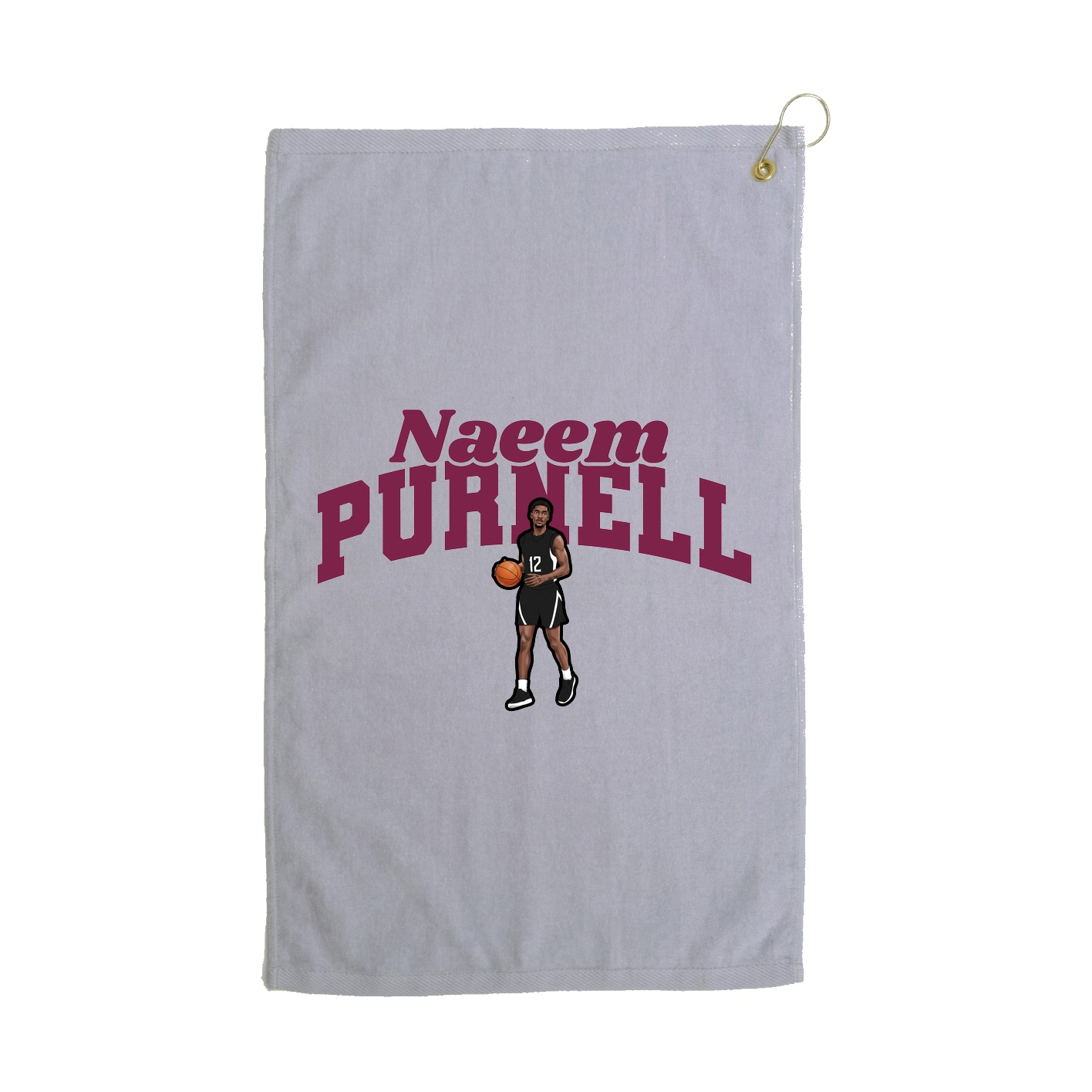 Golf Towel — Signature Arch in Grey