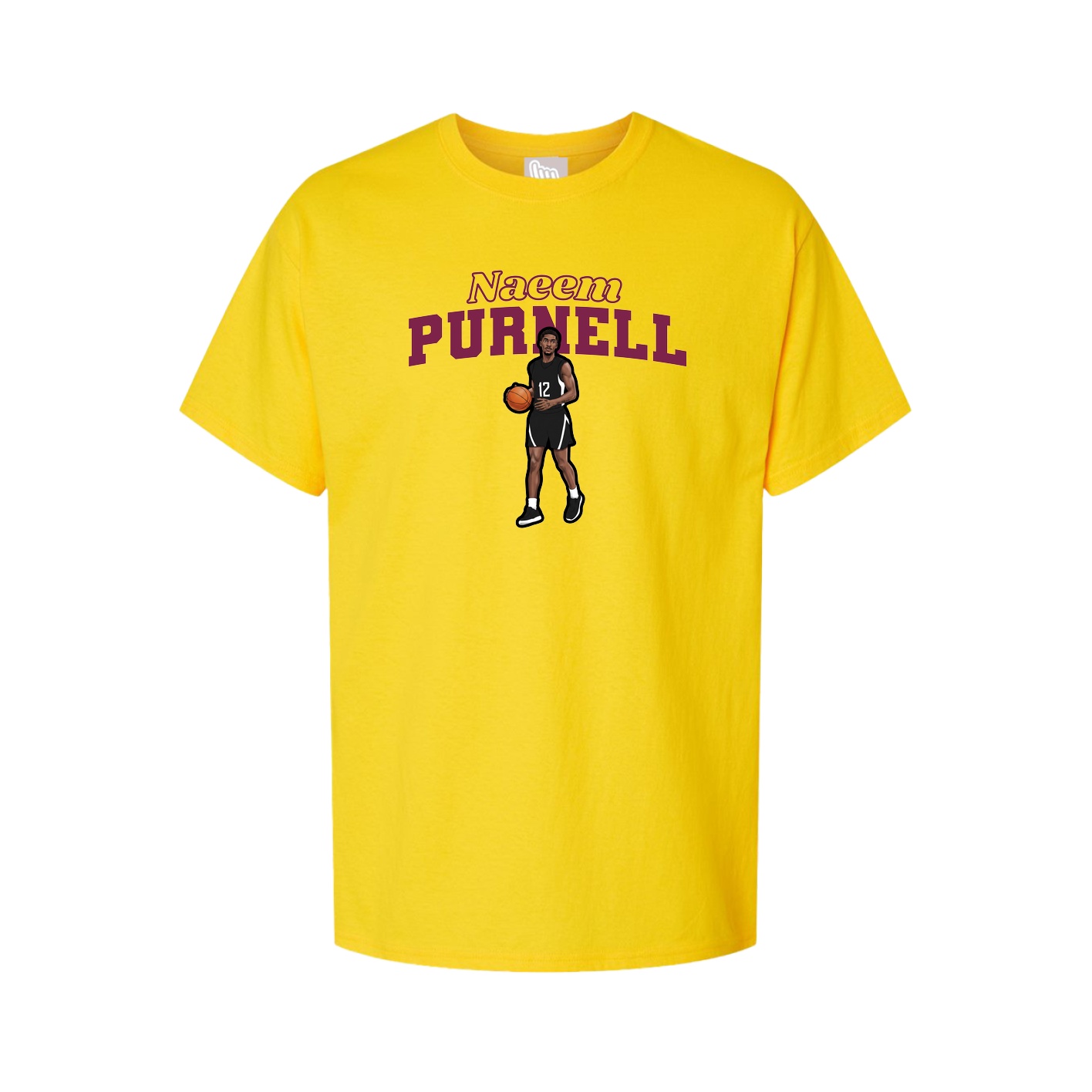 Tee — Name Arch in Gold