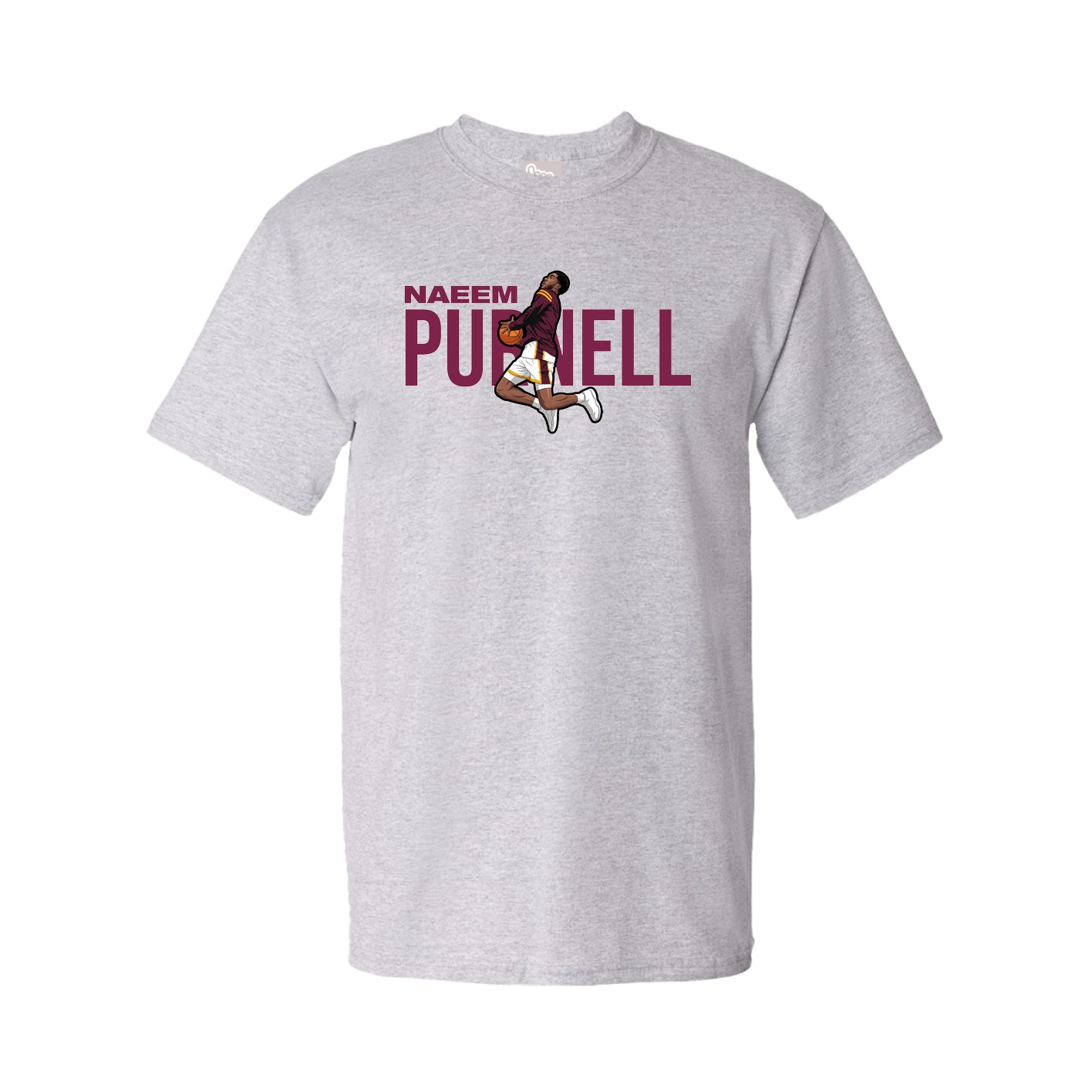 Youth Tee — Player Name in Grey