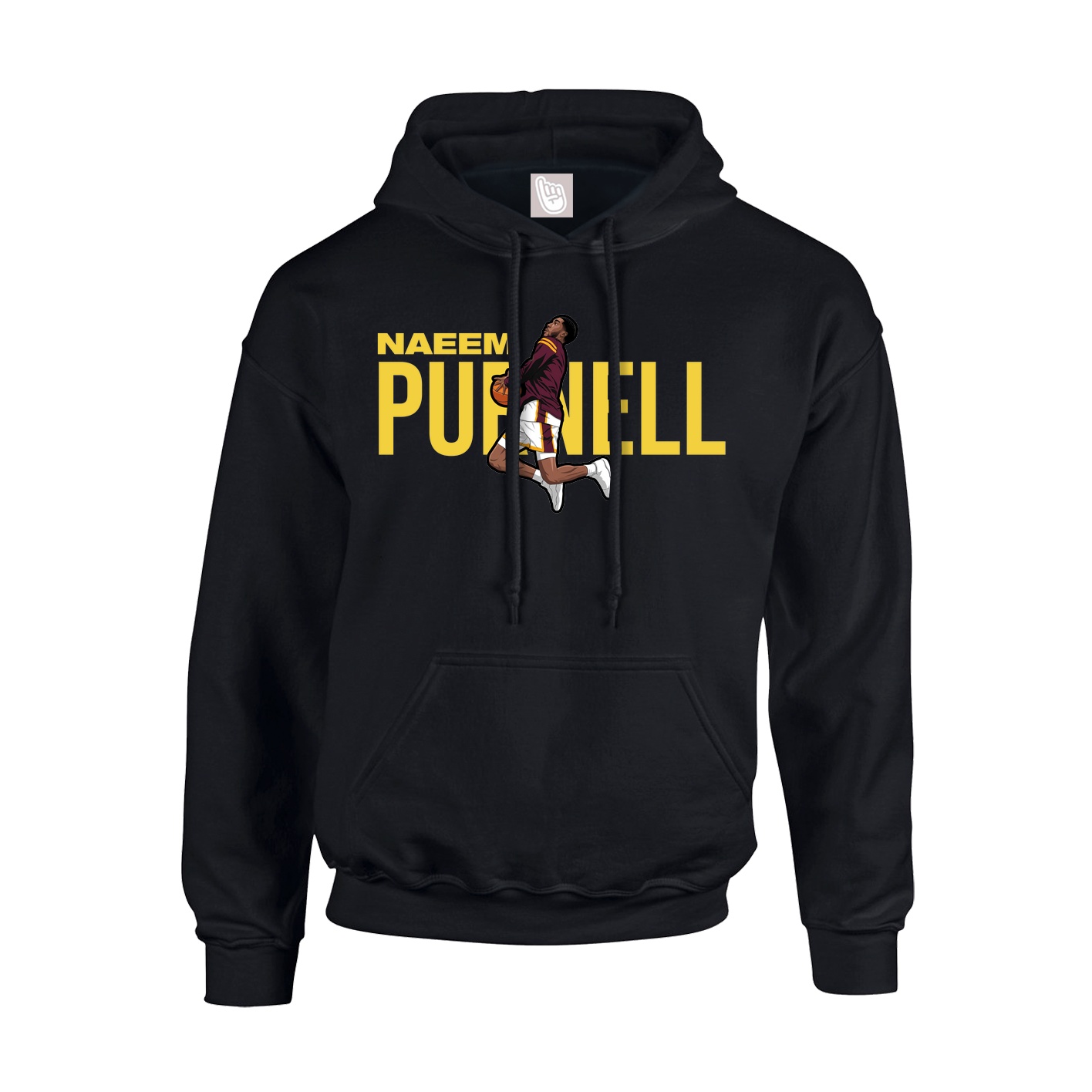 Hoodie — Player Name in Black