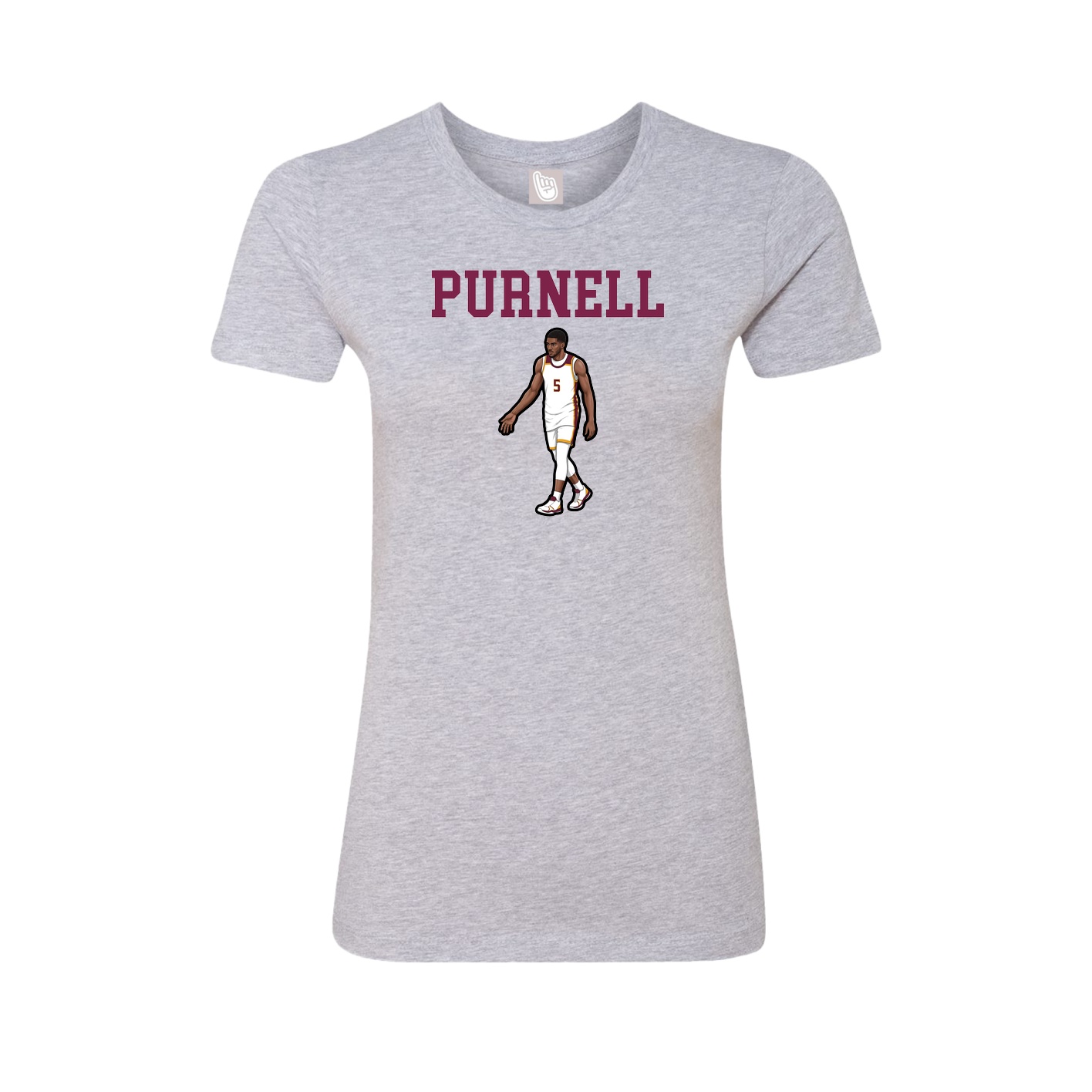 Fitted Women's Tee — Shirsey in Grey