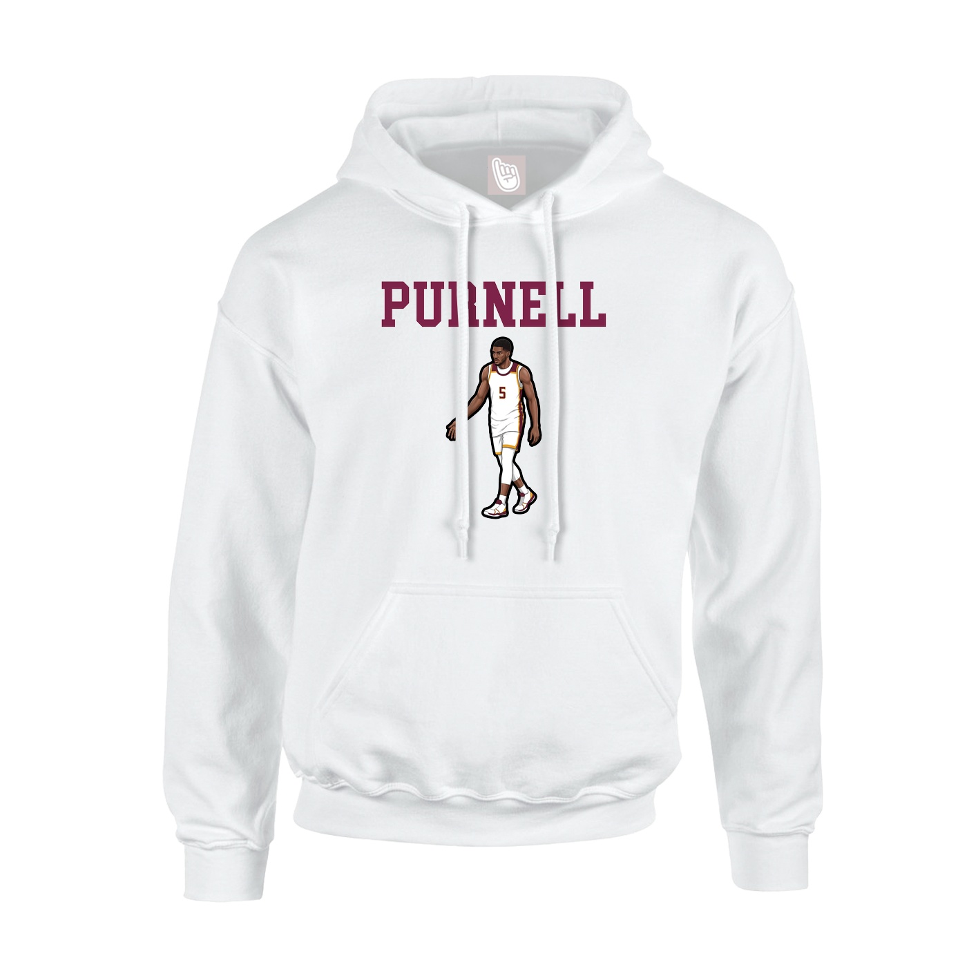 Hoodie — Shirsey in White