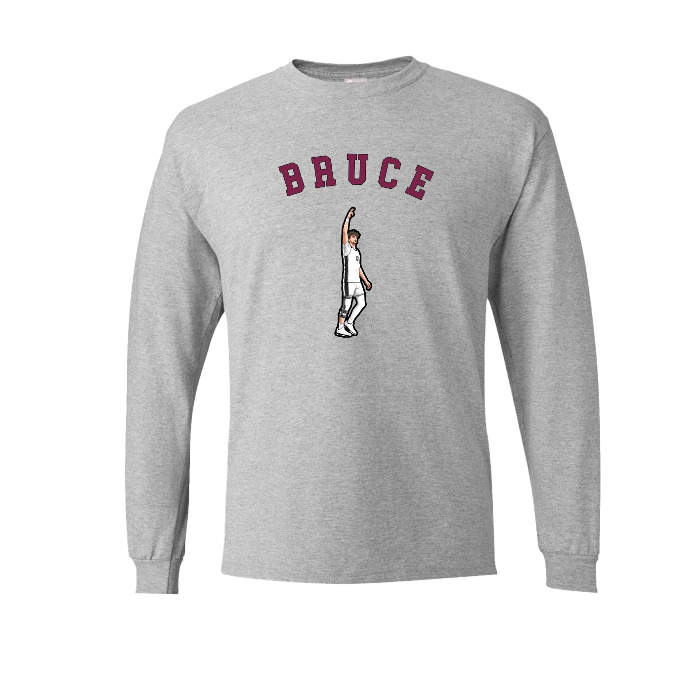 Long Sleeve Tee — Shirsey Arch in Grey