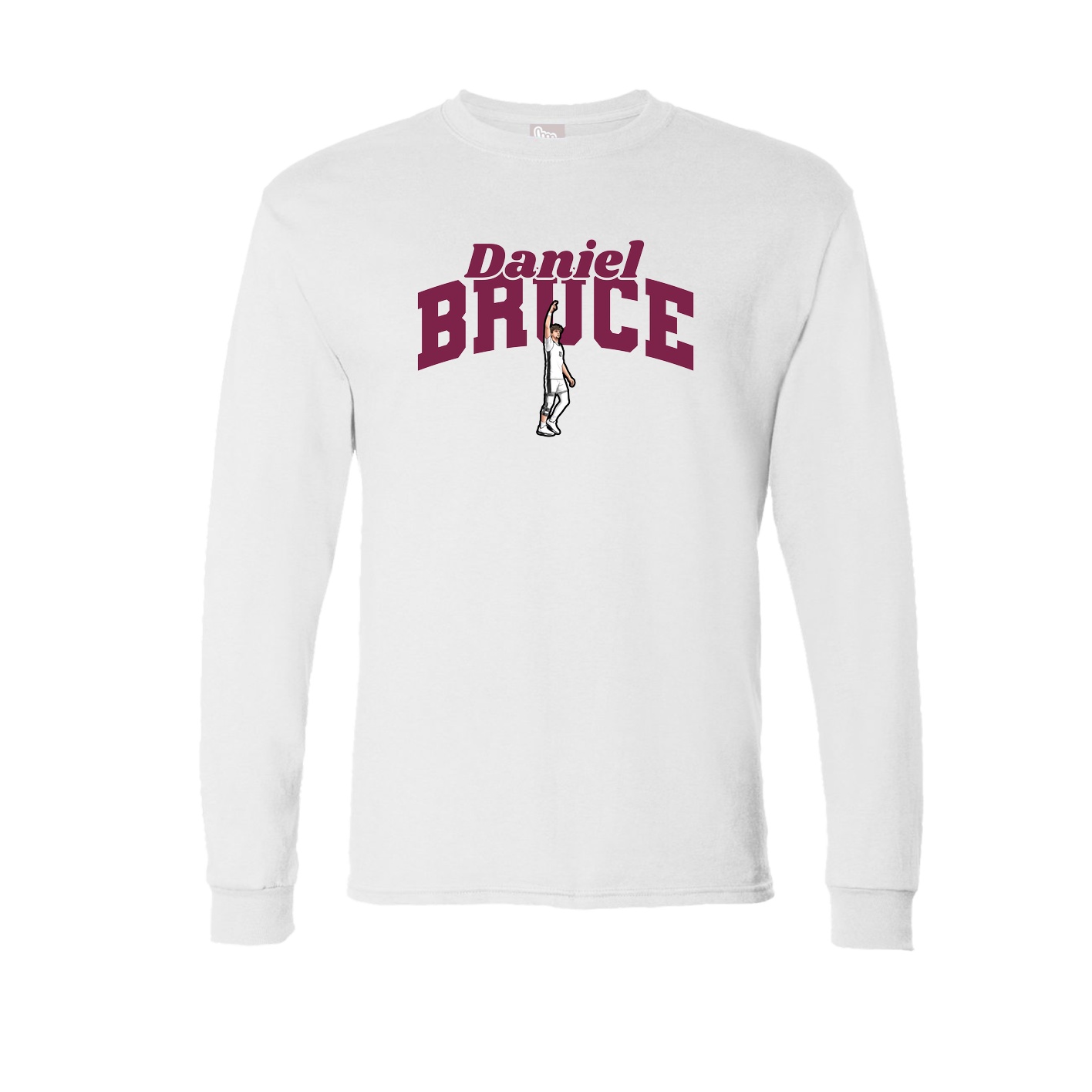 Long Sleeve Tee — Signature Arch in White
