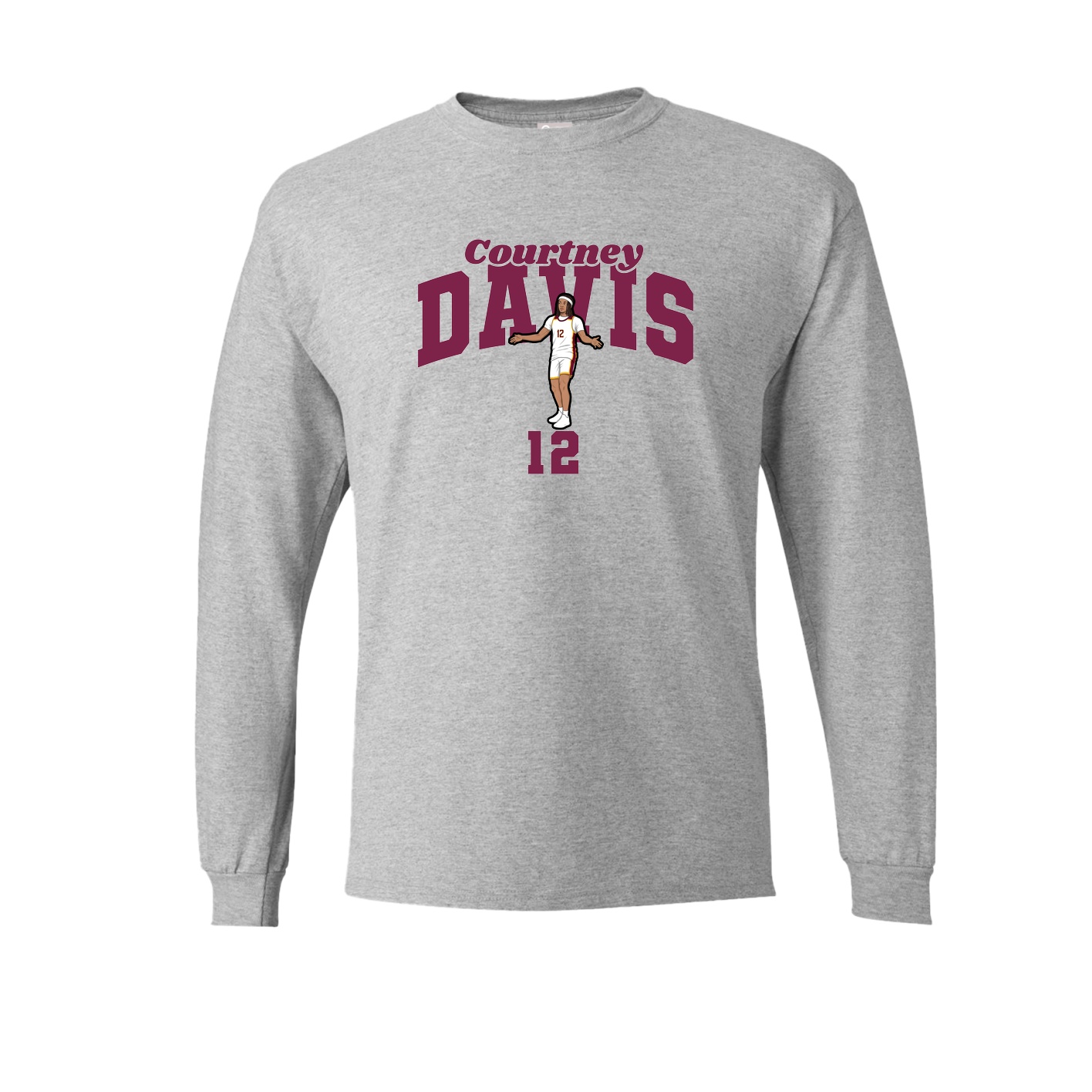 Long Sleeve Tee — Signature Arch in Grey
