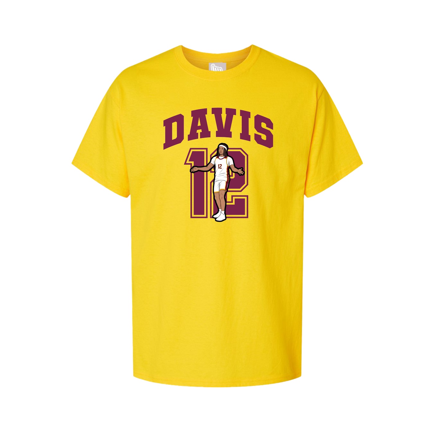 Youth Tee — Number in Gold