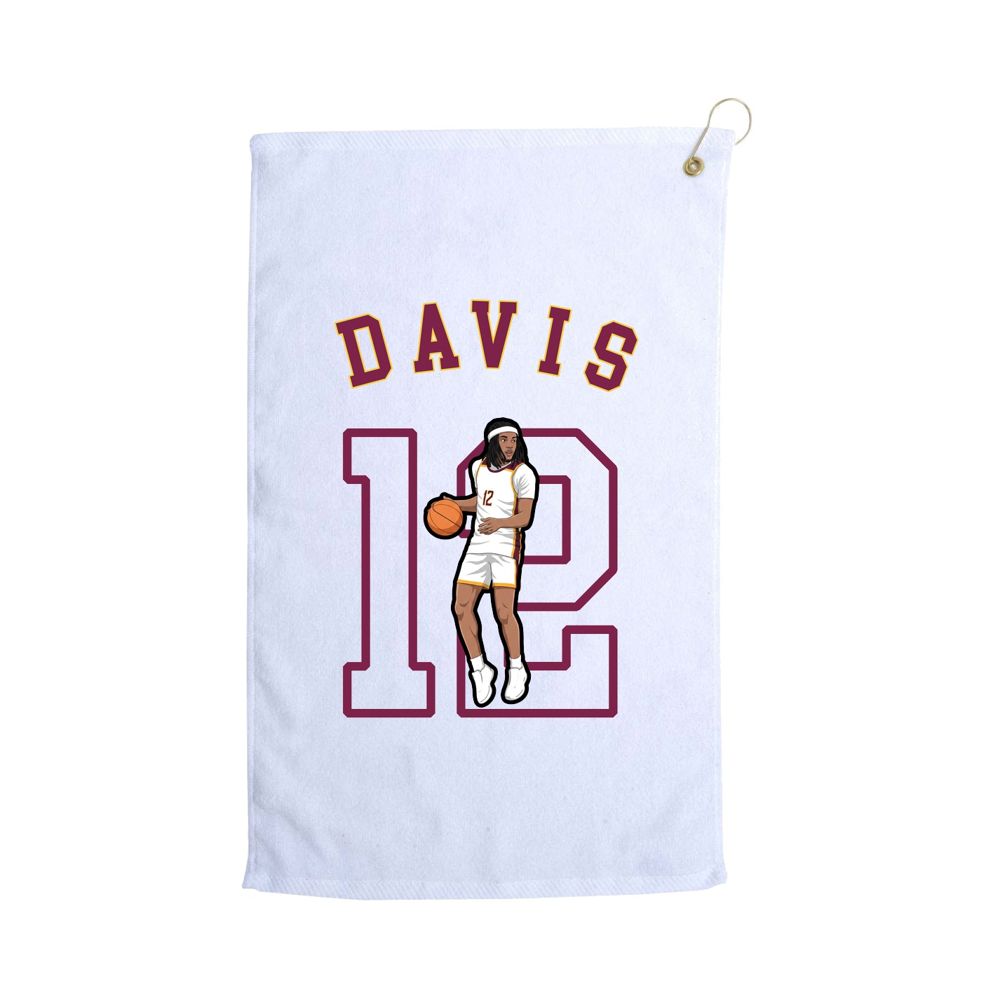 Golf Towel — Shirsey Arch in White