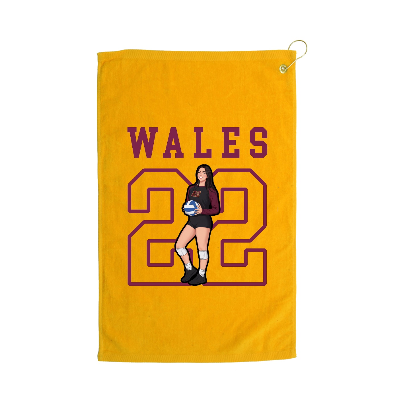 Golf Towel — Shirsey in Gold